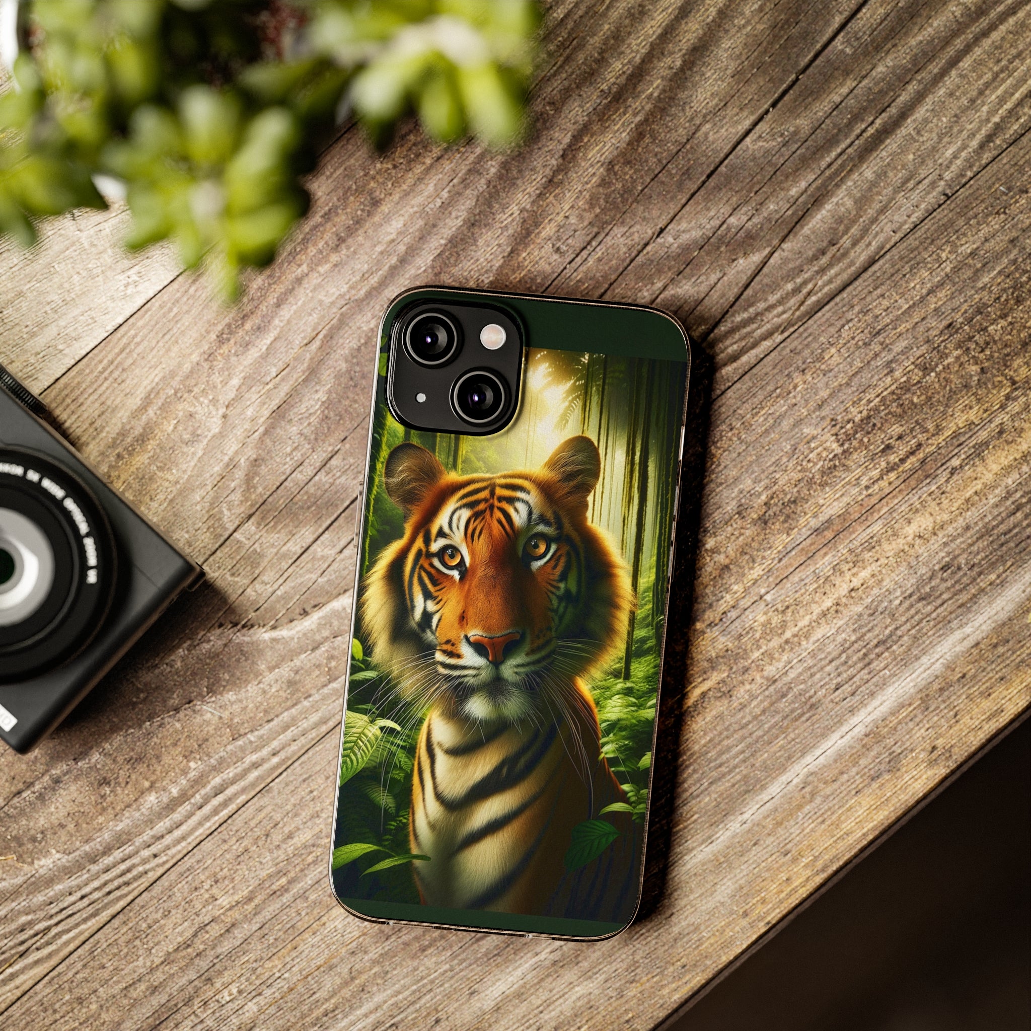 Curious Tiger - Soft Phone Cases