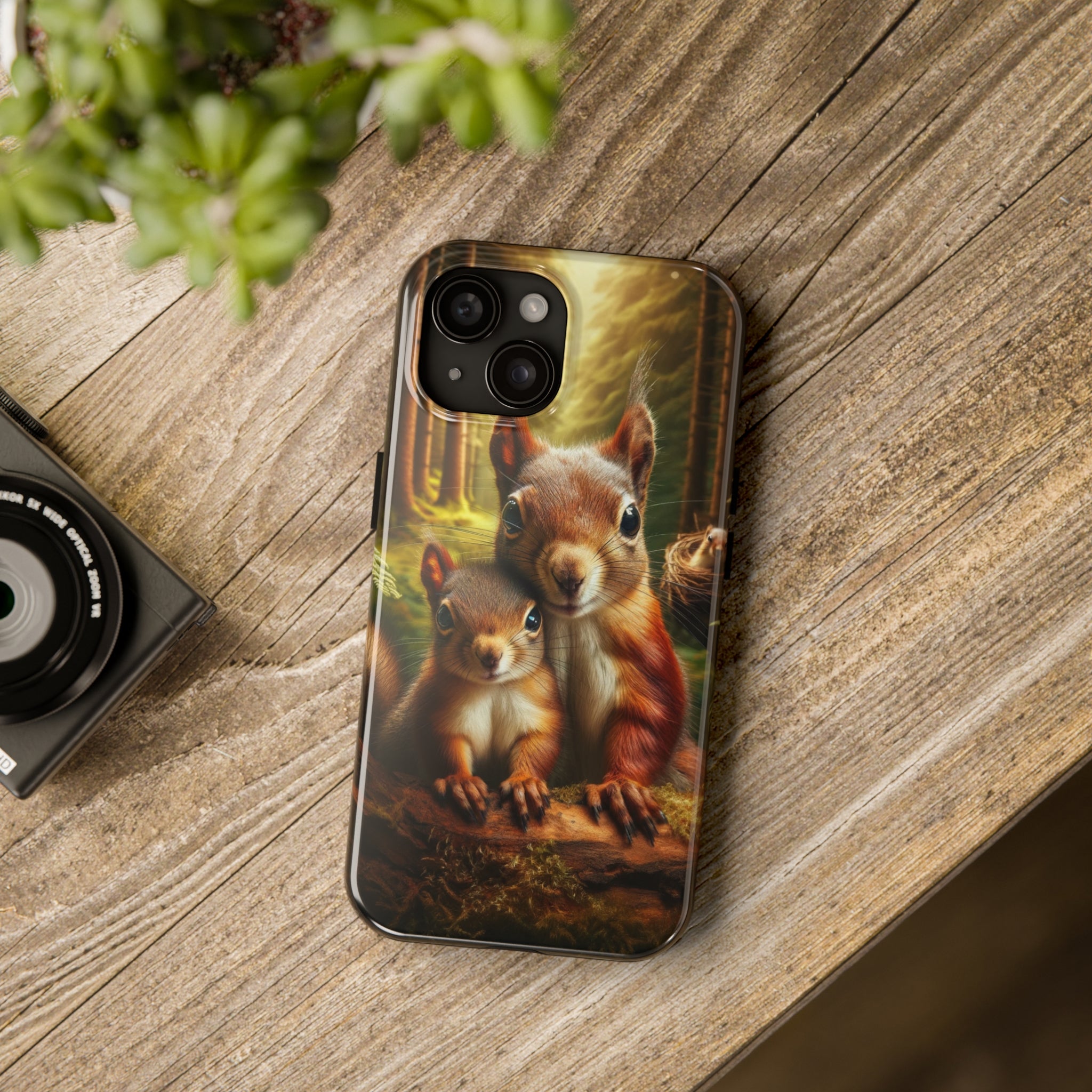 Two squirrels - Tough Phone Case