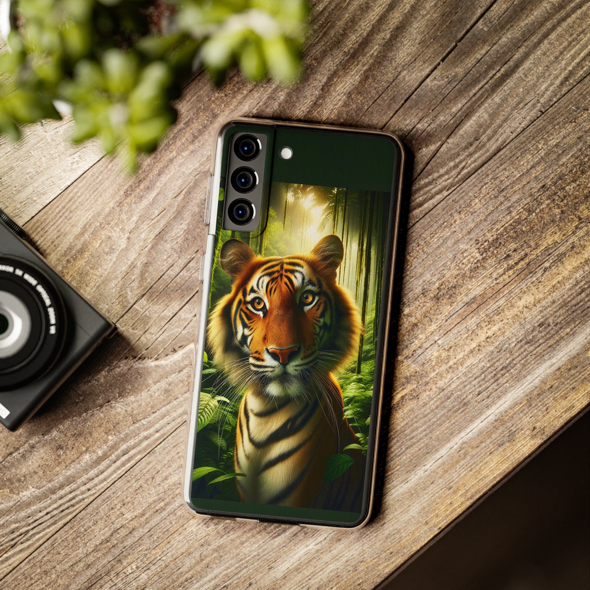 Curious Tiger - Soft Phone Cases