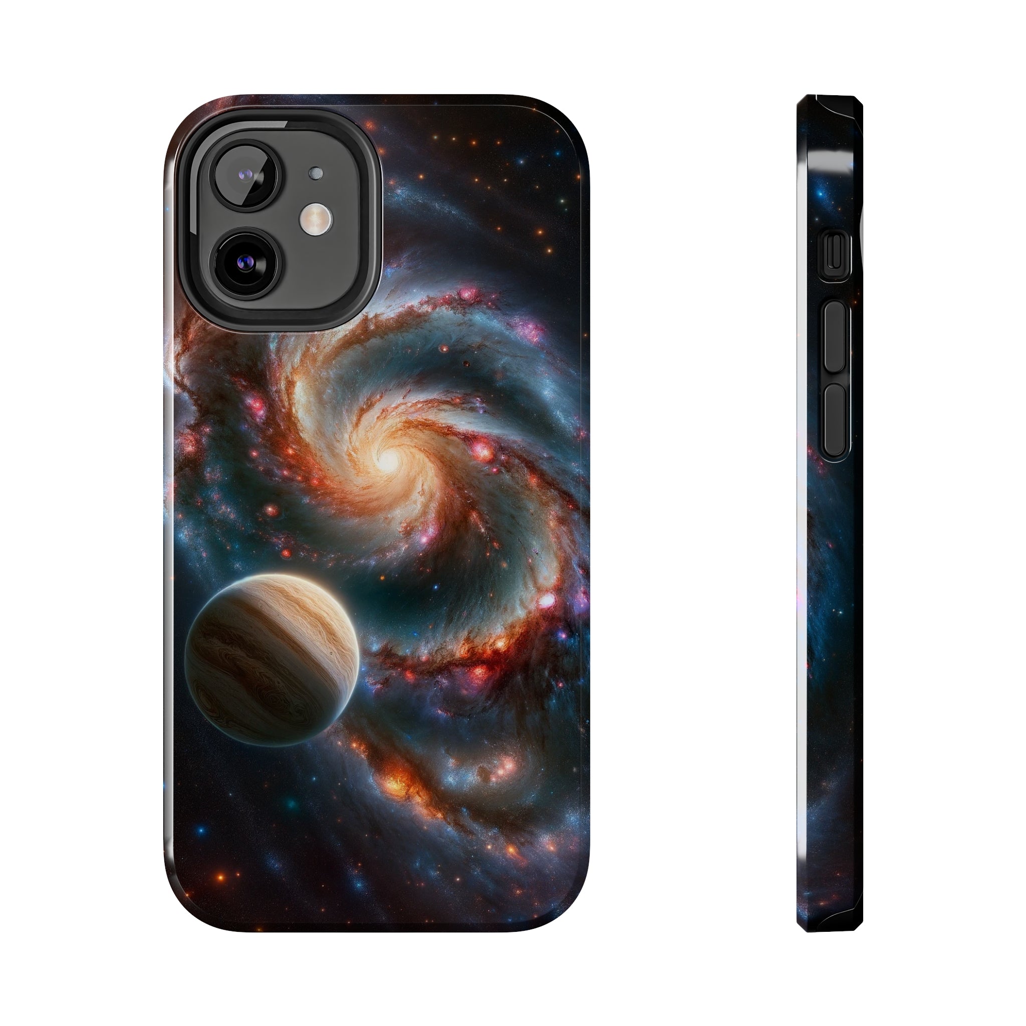 Yellow planet and wormhole - Tough Phone Case