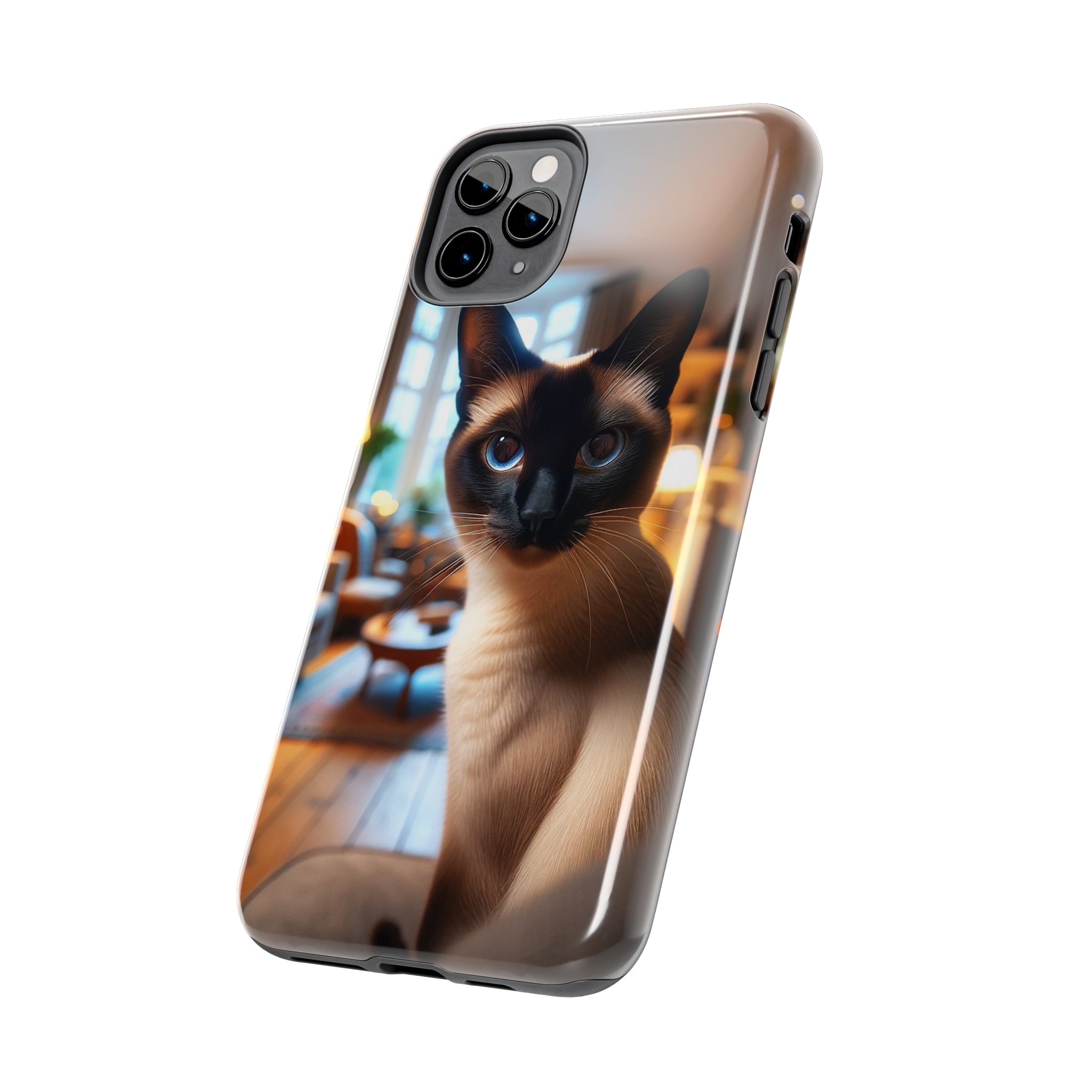 Curious cat - Tough Phone Case