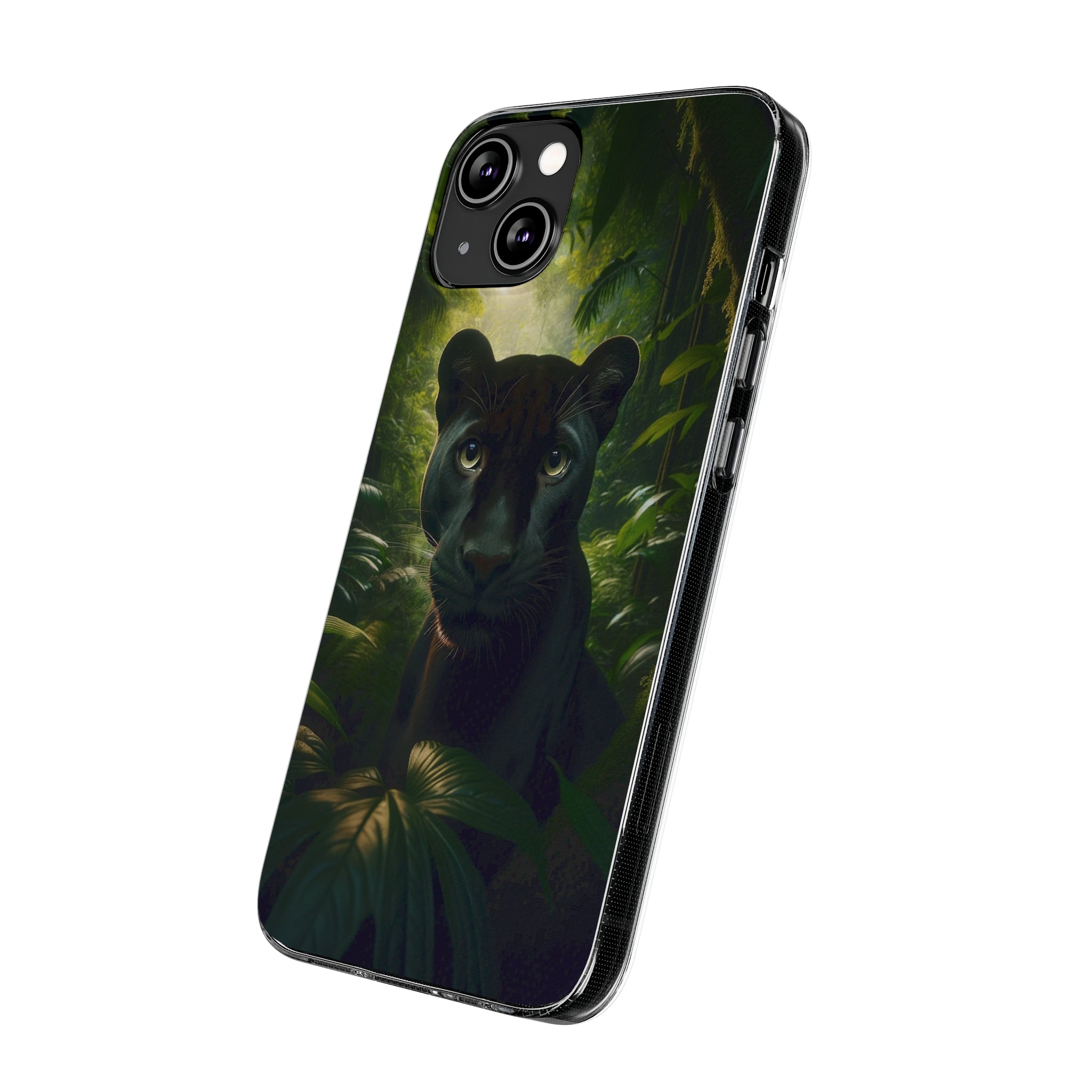 Curious Panther - Soft Phone Case