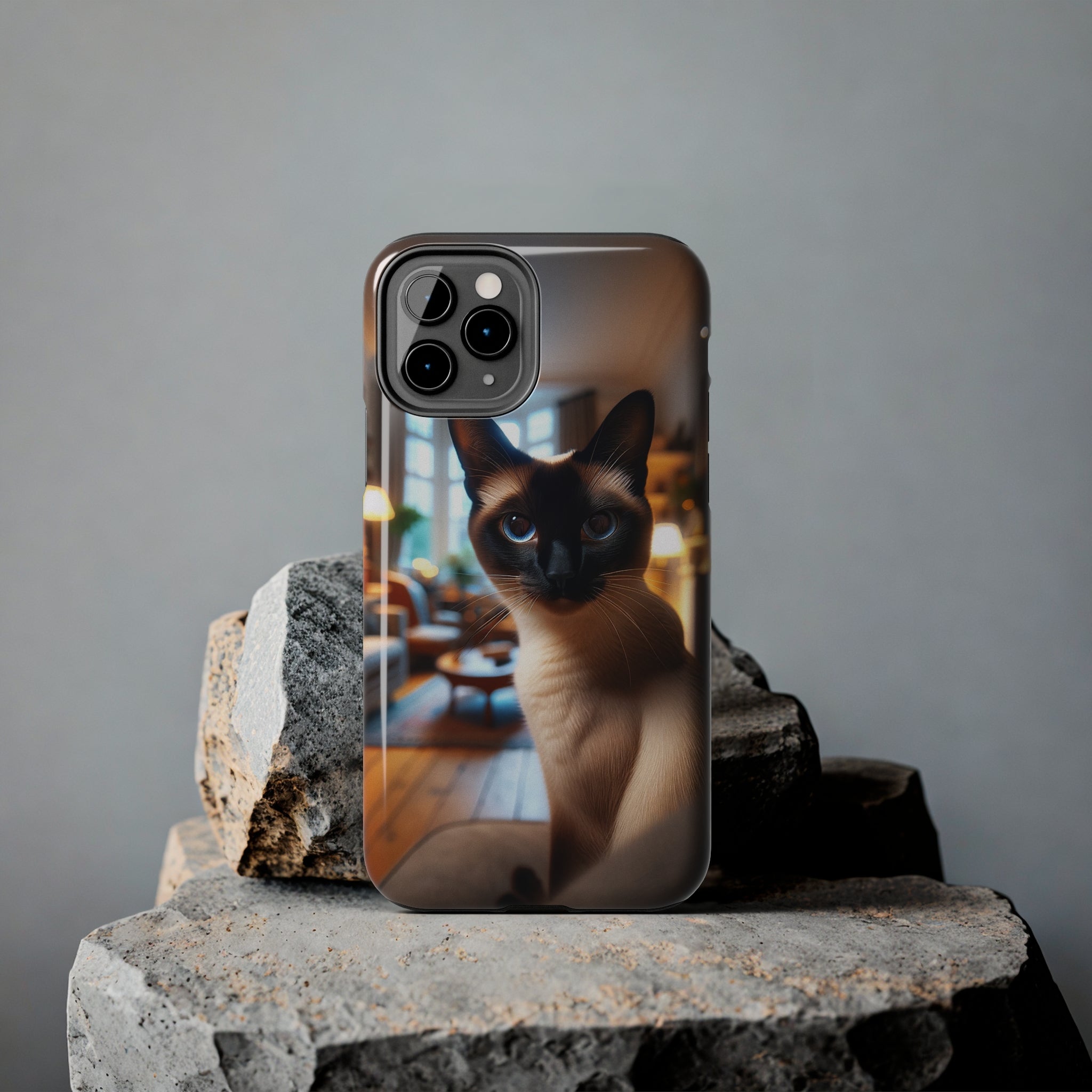 Curious cat - Tough Phone Case