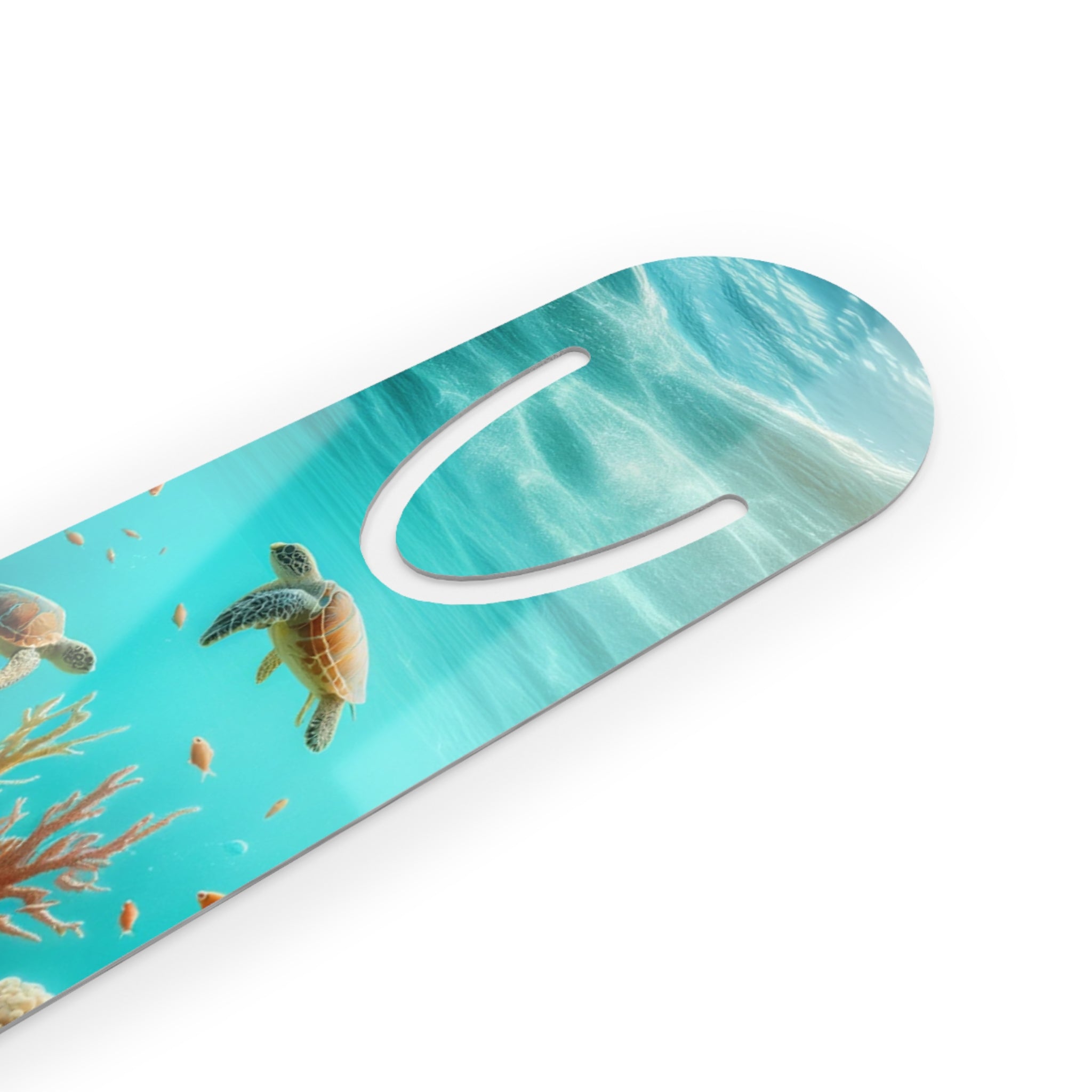 Turtles in turquoise water - Bookmark