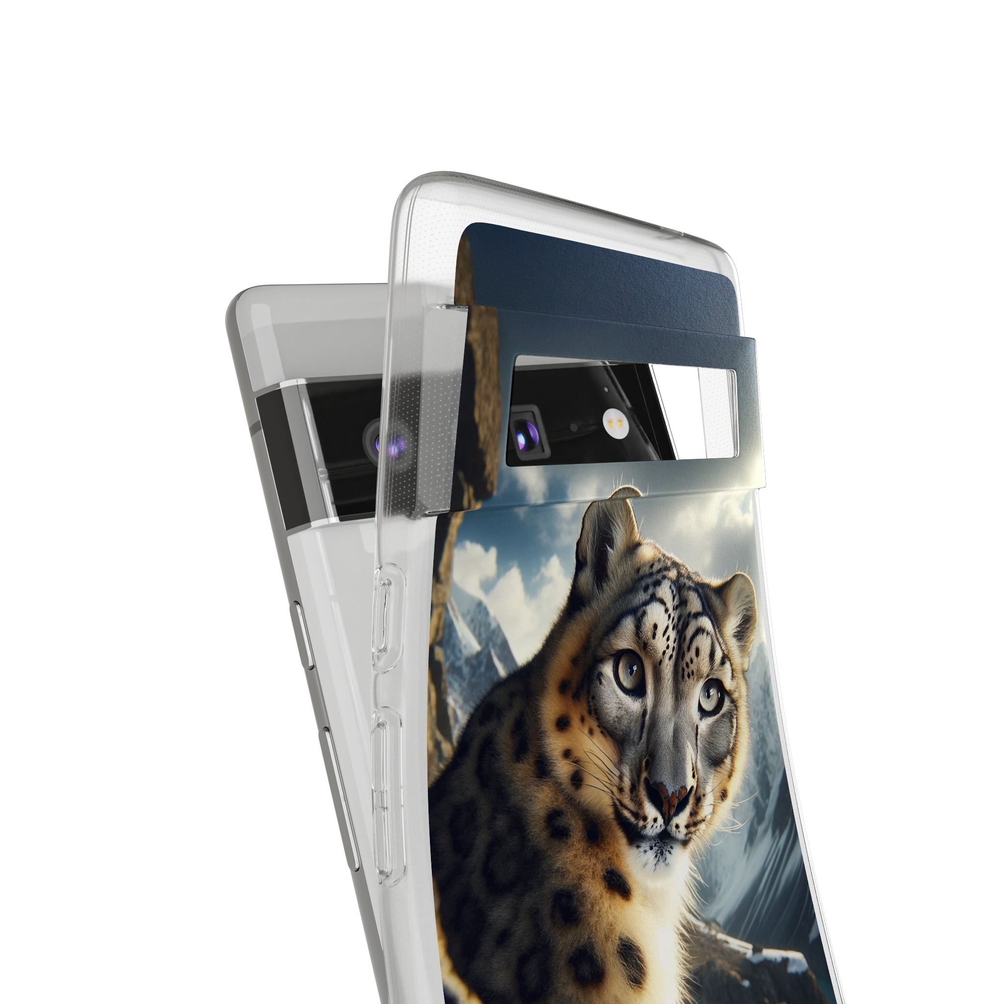 Snow Leopard - Soft Phone Case