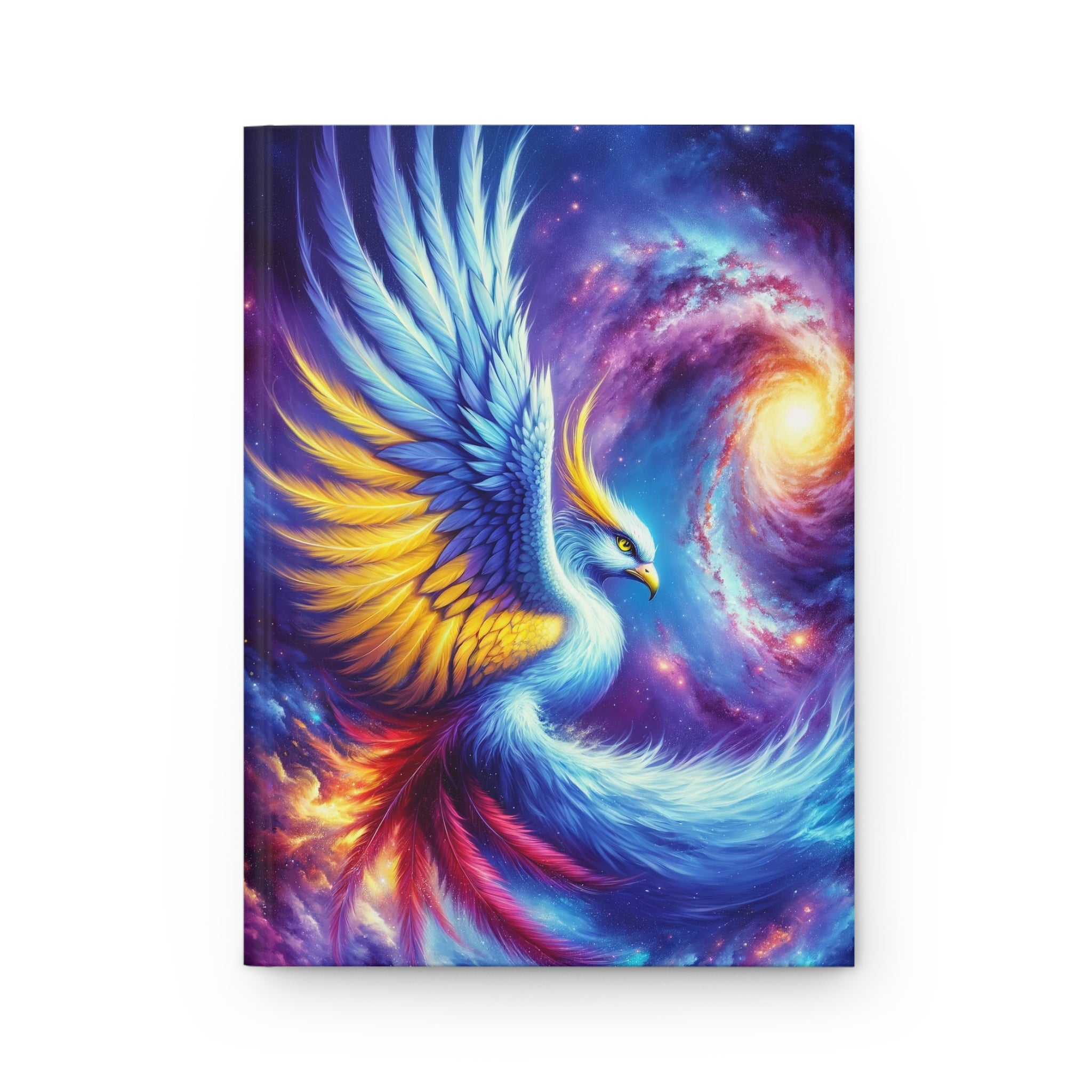 Blue phoenix - Hardcover Notebook