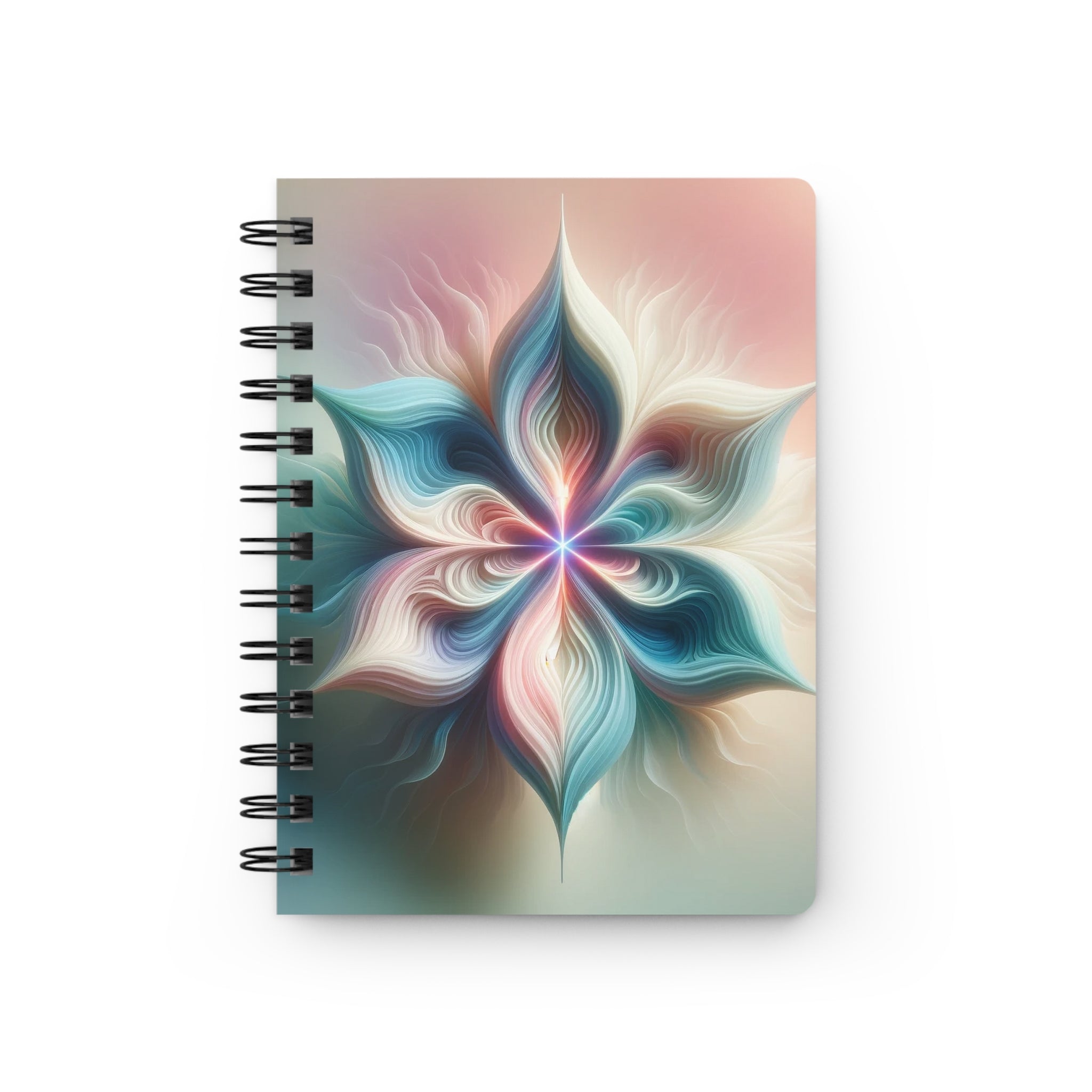 Pastel coloured star - Spiral Notebook