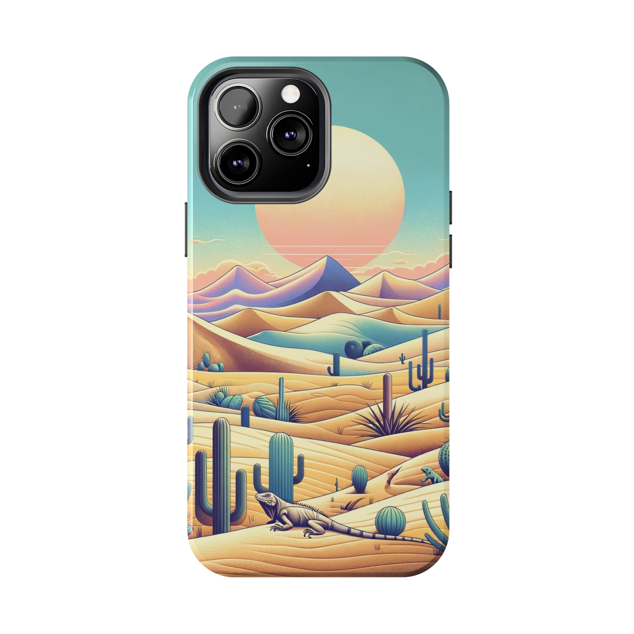 Iguana in the desert 2 - Tough Phone Case