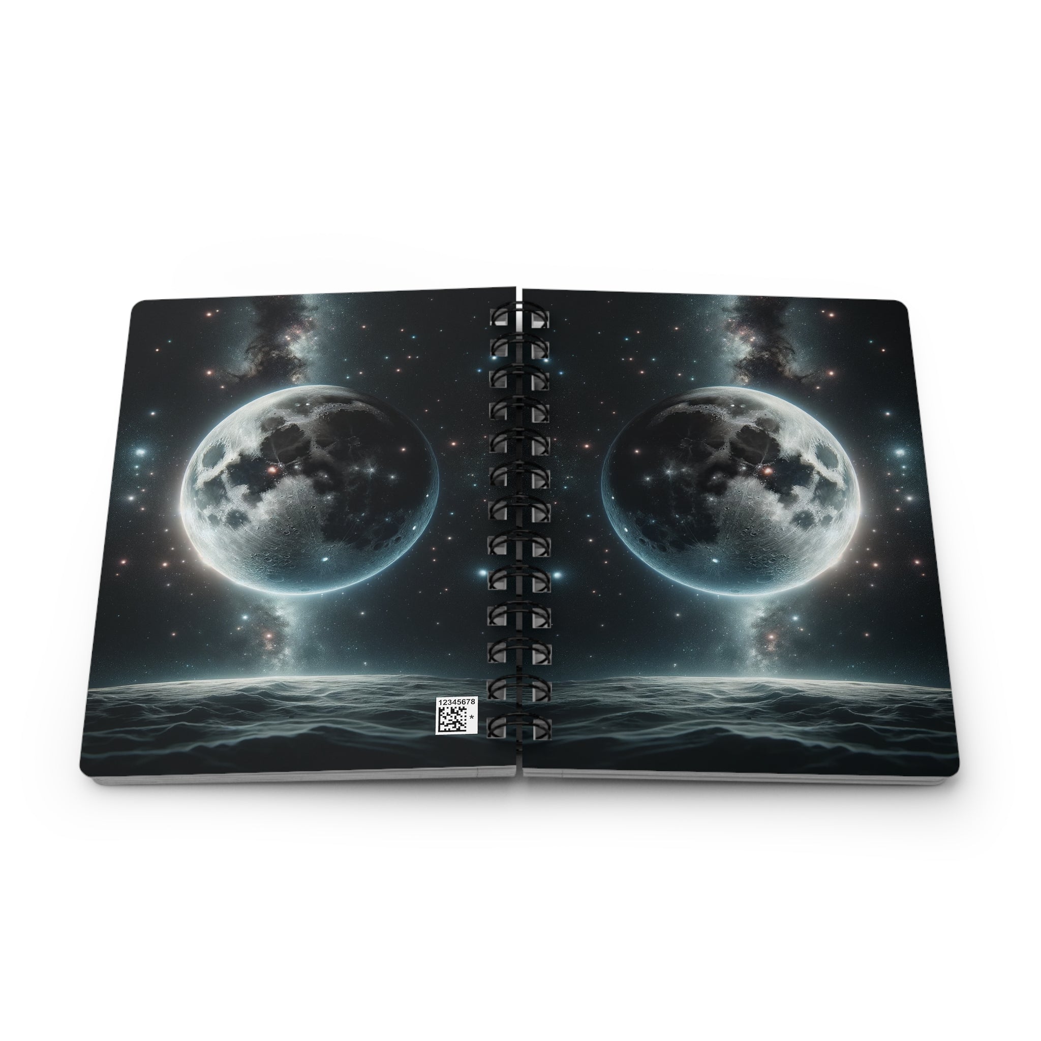 Moon 2 - Spiral Notebook