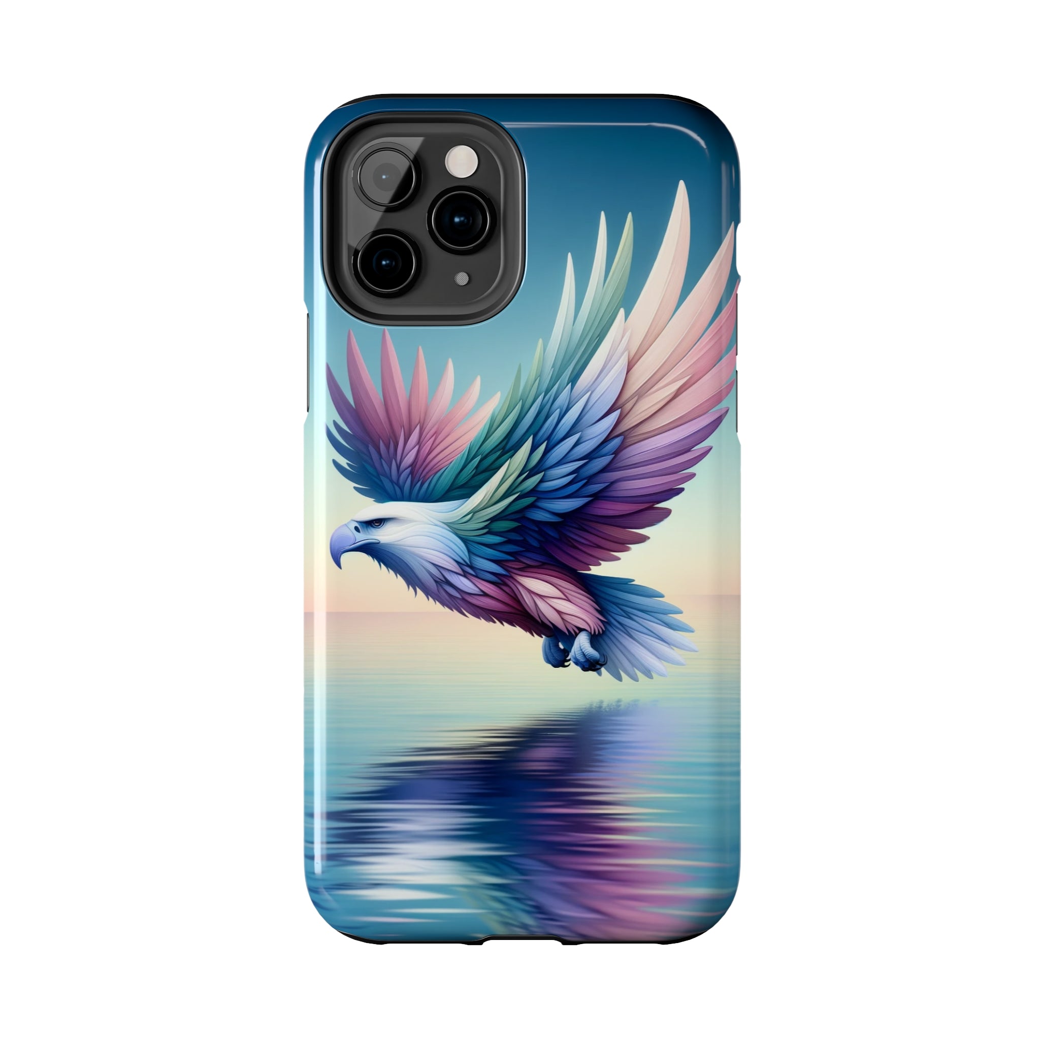 Eagle with colourful feathers - Tough Phone Case