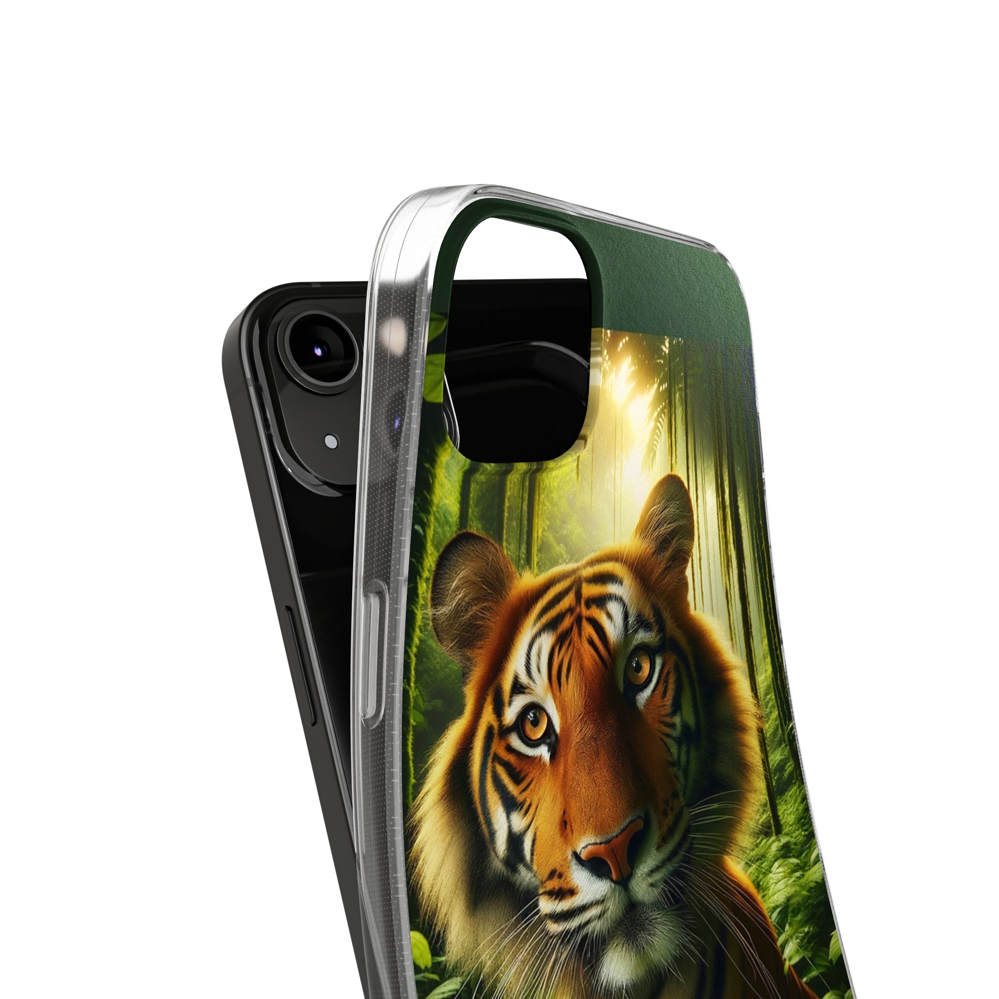 Curious Tiger - Soft Phone Cases