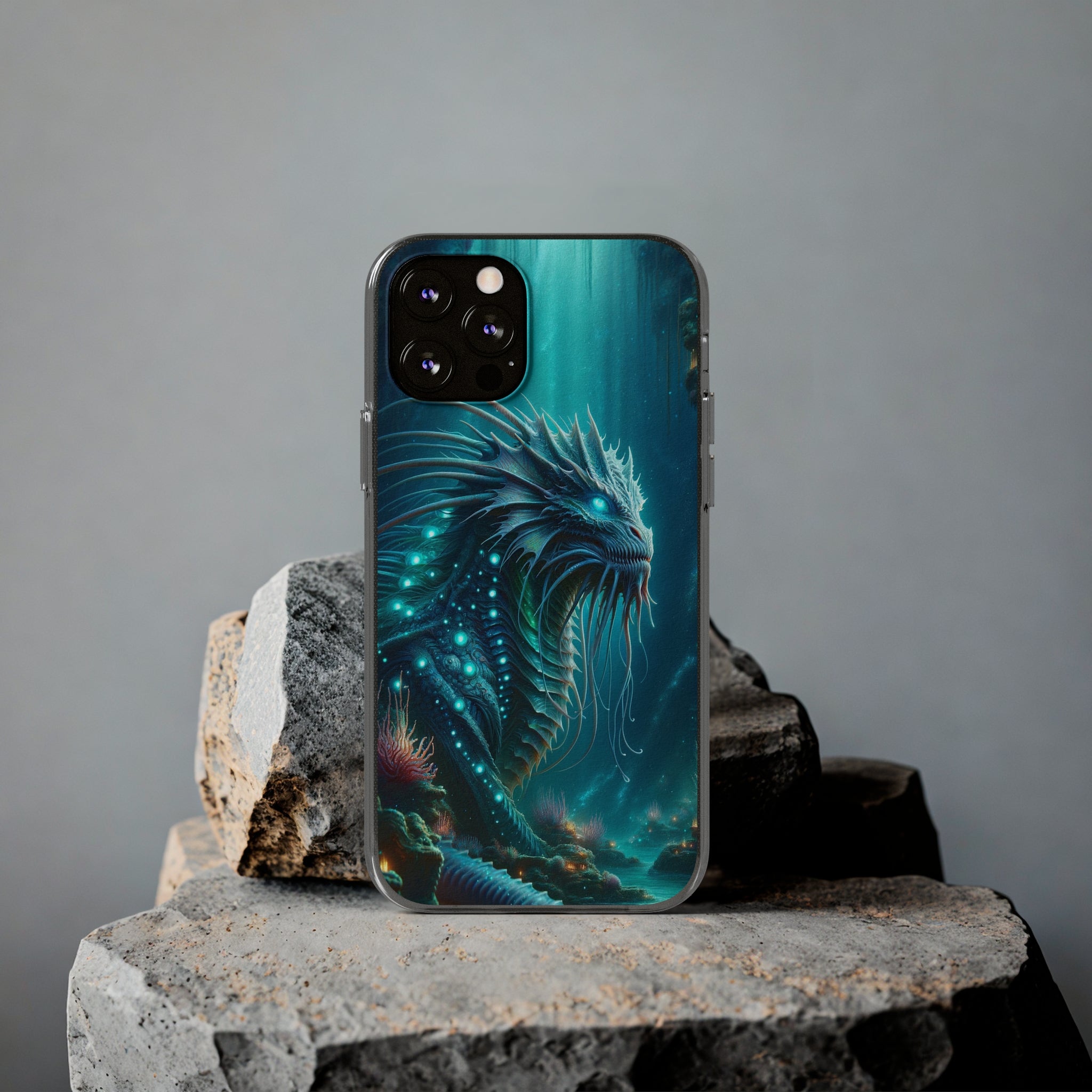 Sea monster - Soft Phone Case