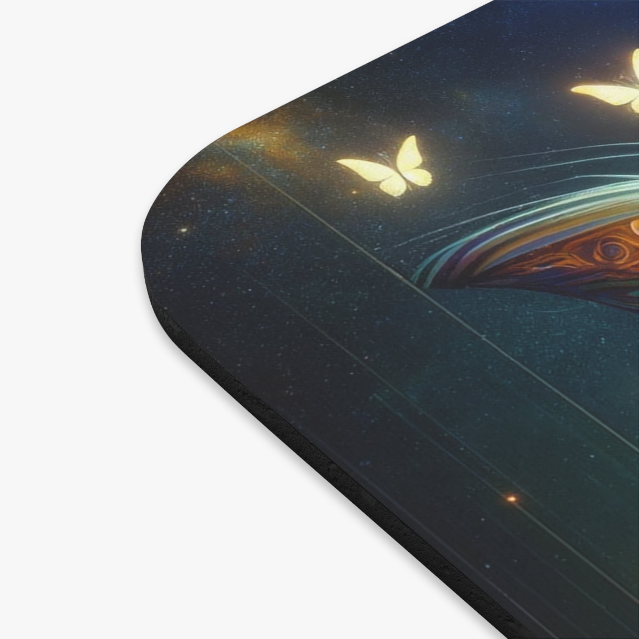 Lamp and butterflies - Mouse Pad (Rectangle)