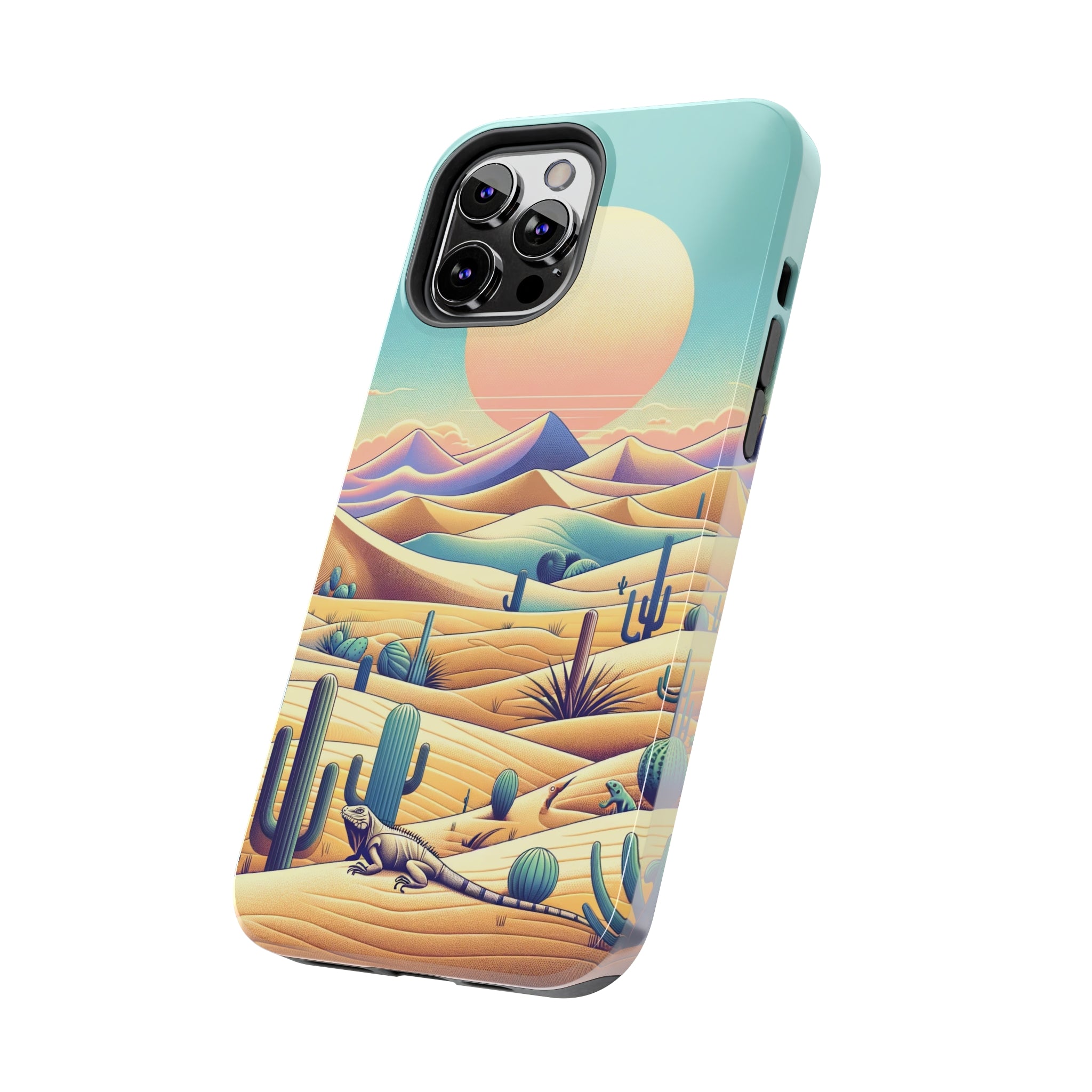 Iguana in the desert 2 - Tough Phone Case