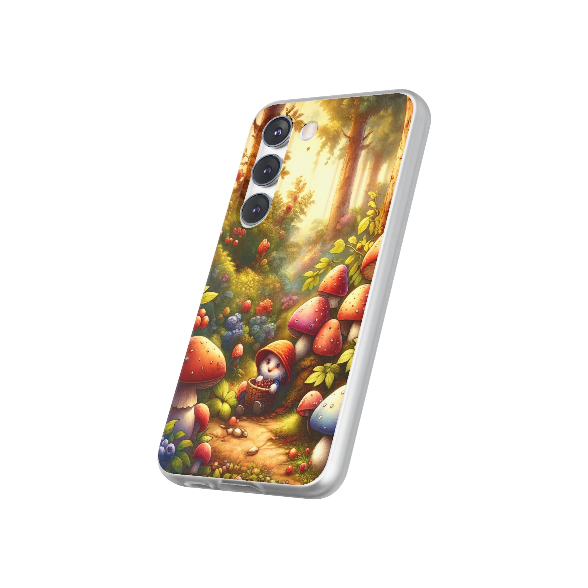 Gnome and mushrooms - Flexi Case (Samsung only)