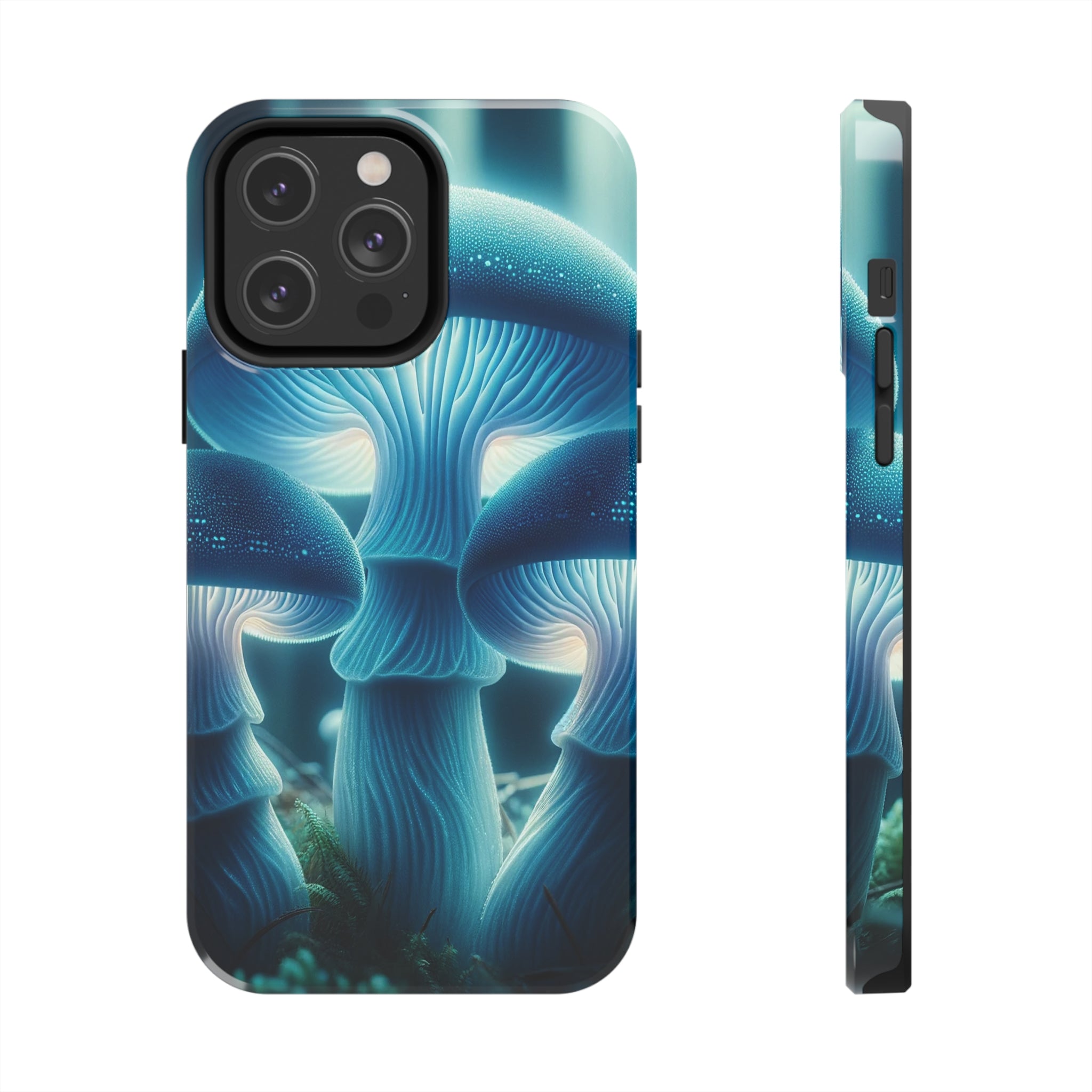 Blue Mushrooms - Tough Phone Case