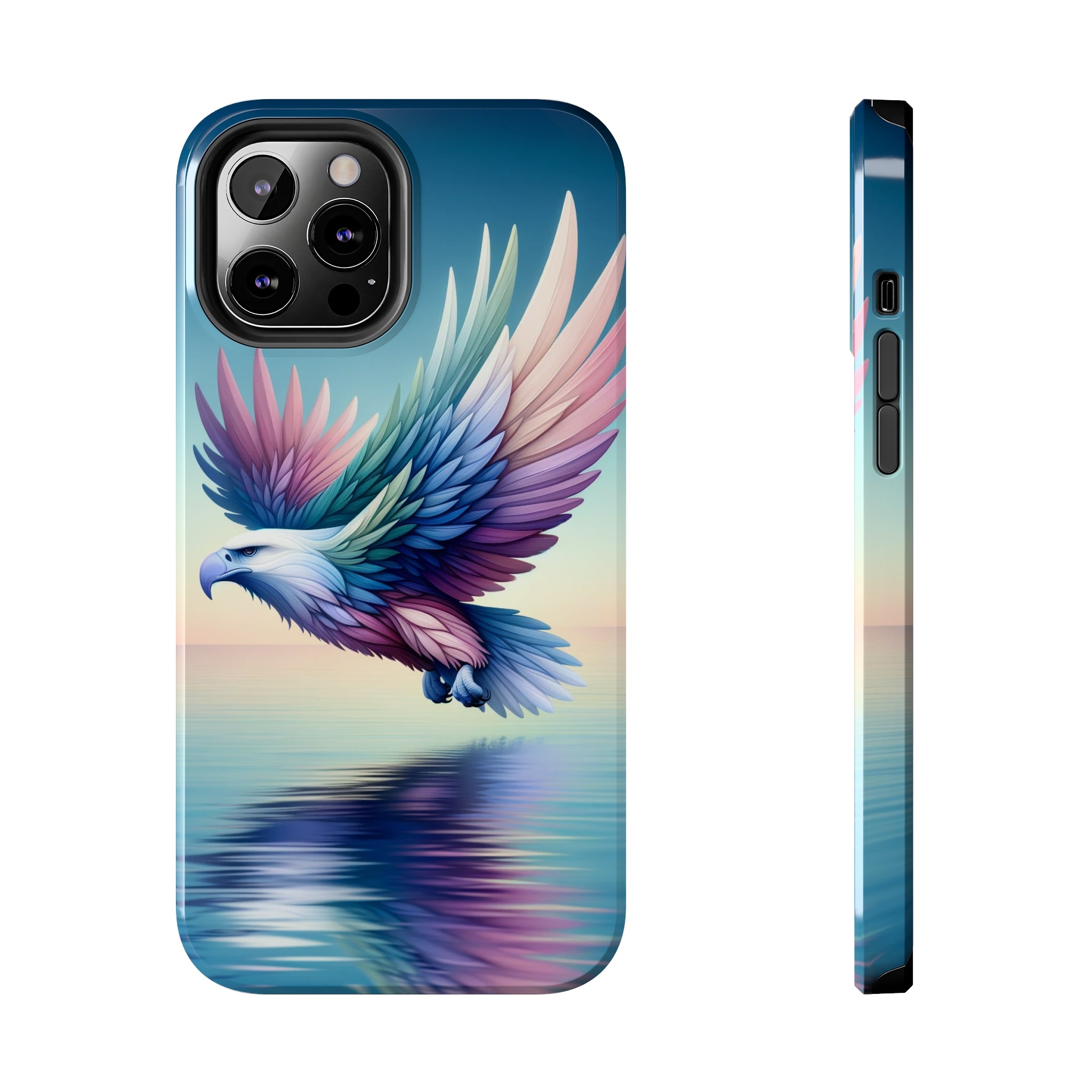 Eagle with colourful feathers - Tough Phone Case