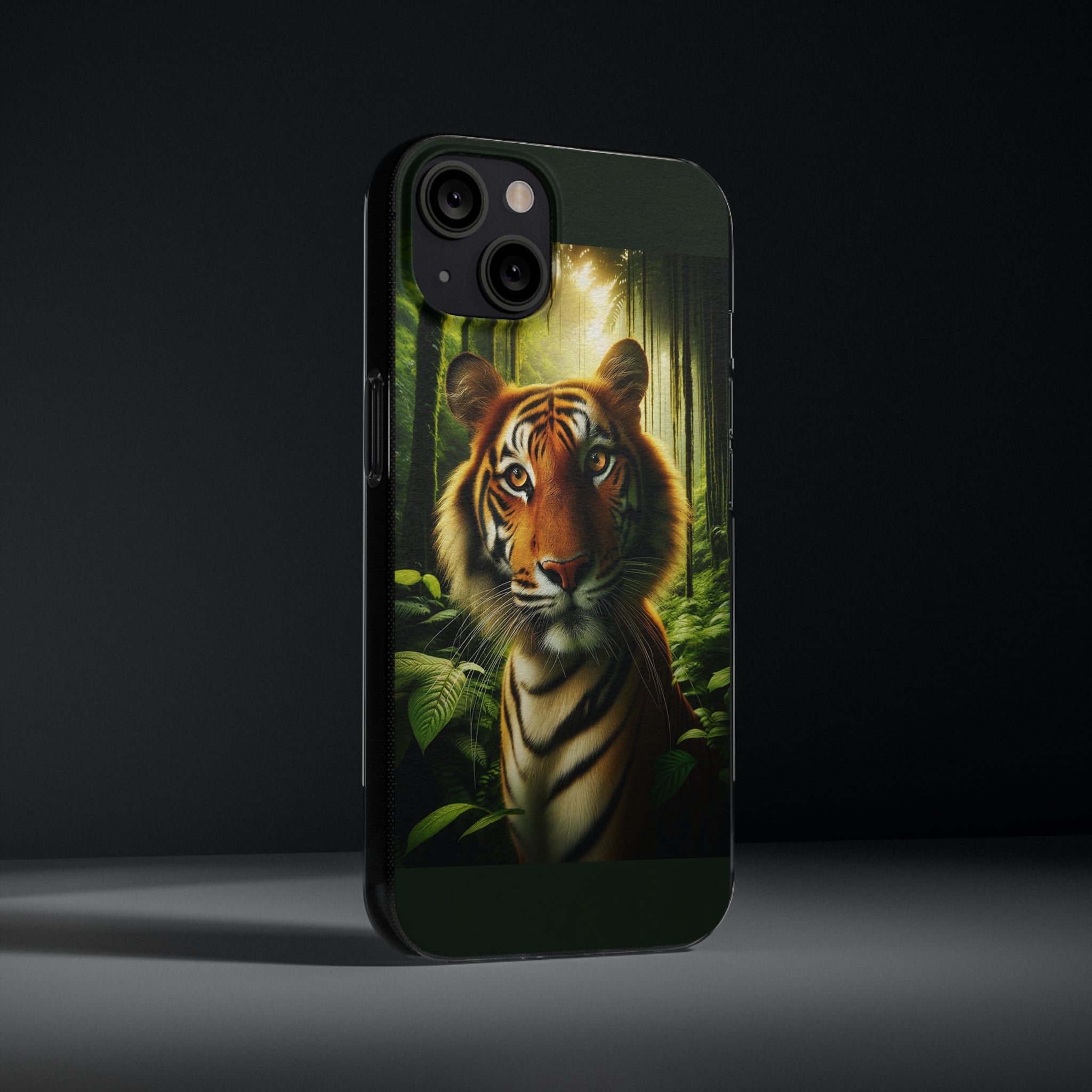 Curious Tiger - Soft Phone Cases