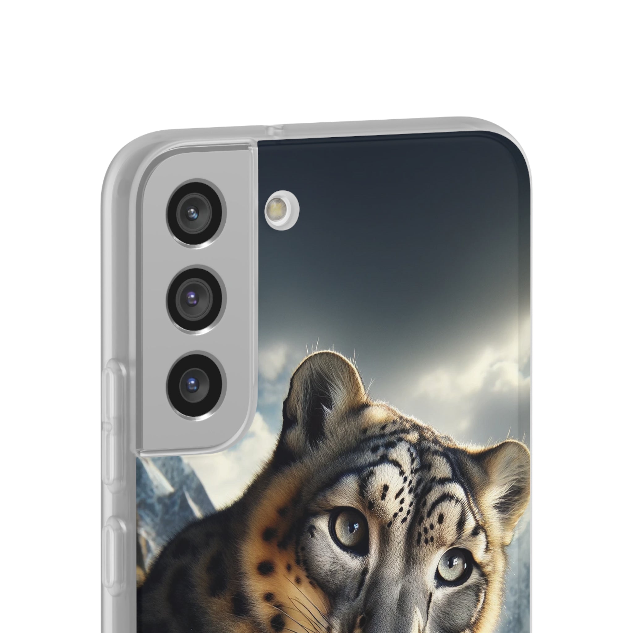 Curious Snow leopard - Flexi Case (Samsung only)