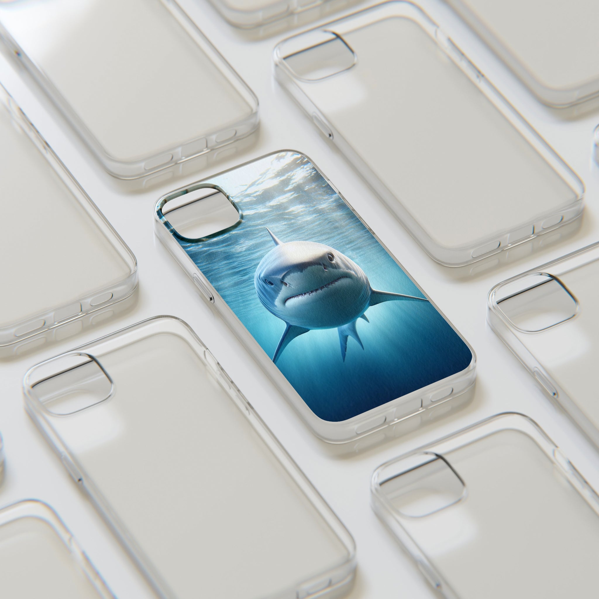 Curious Shark - Soft Phone Case