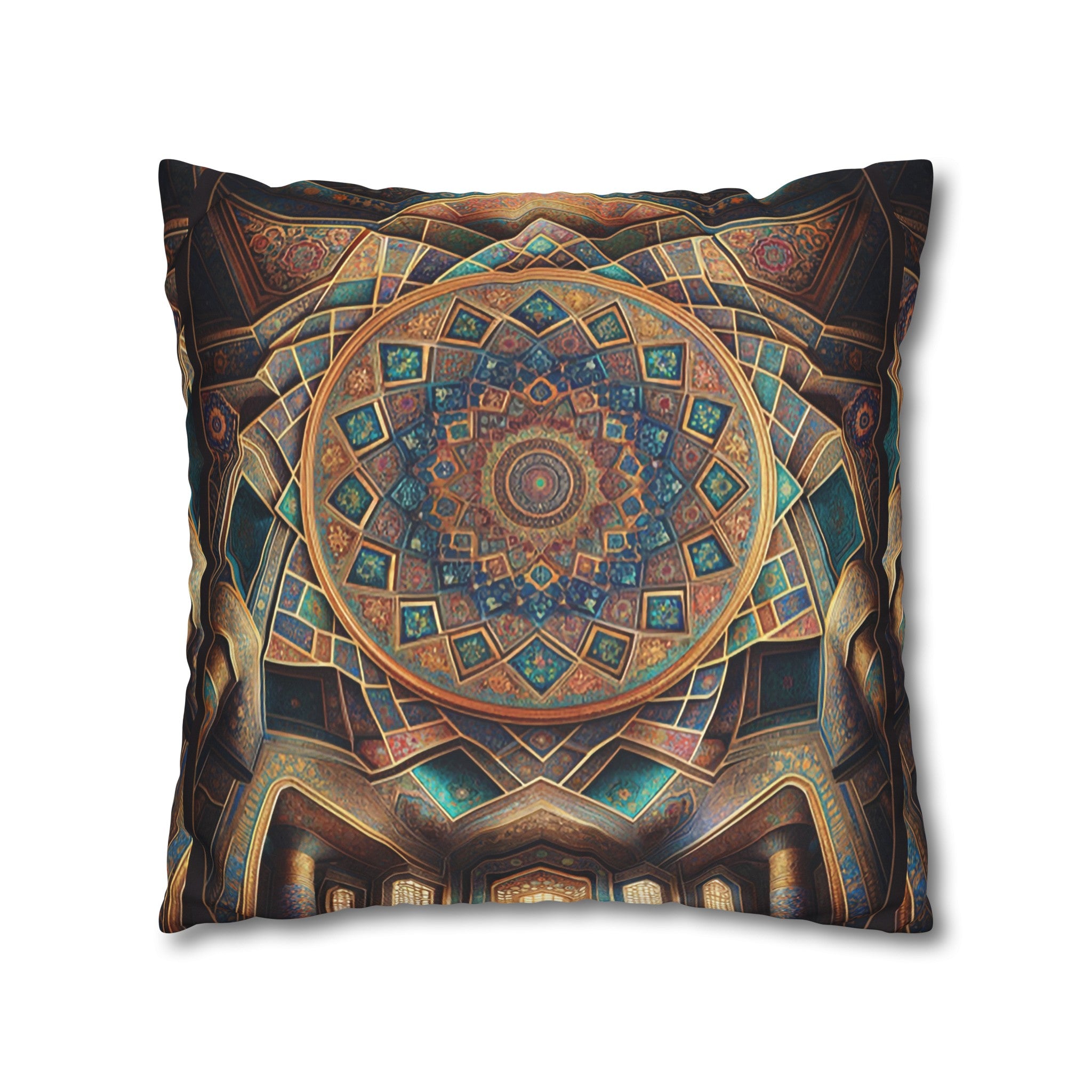 Persian Art (5) - Suede Square Pillowcase