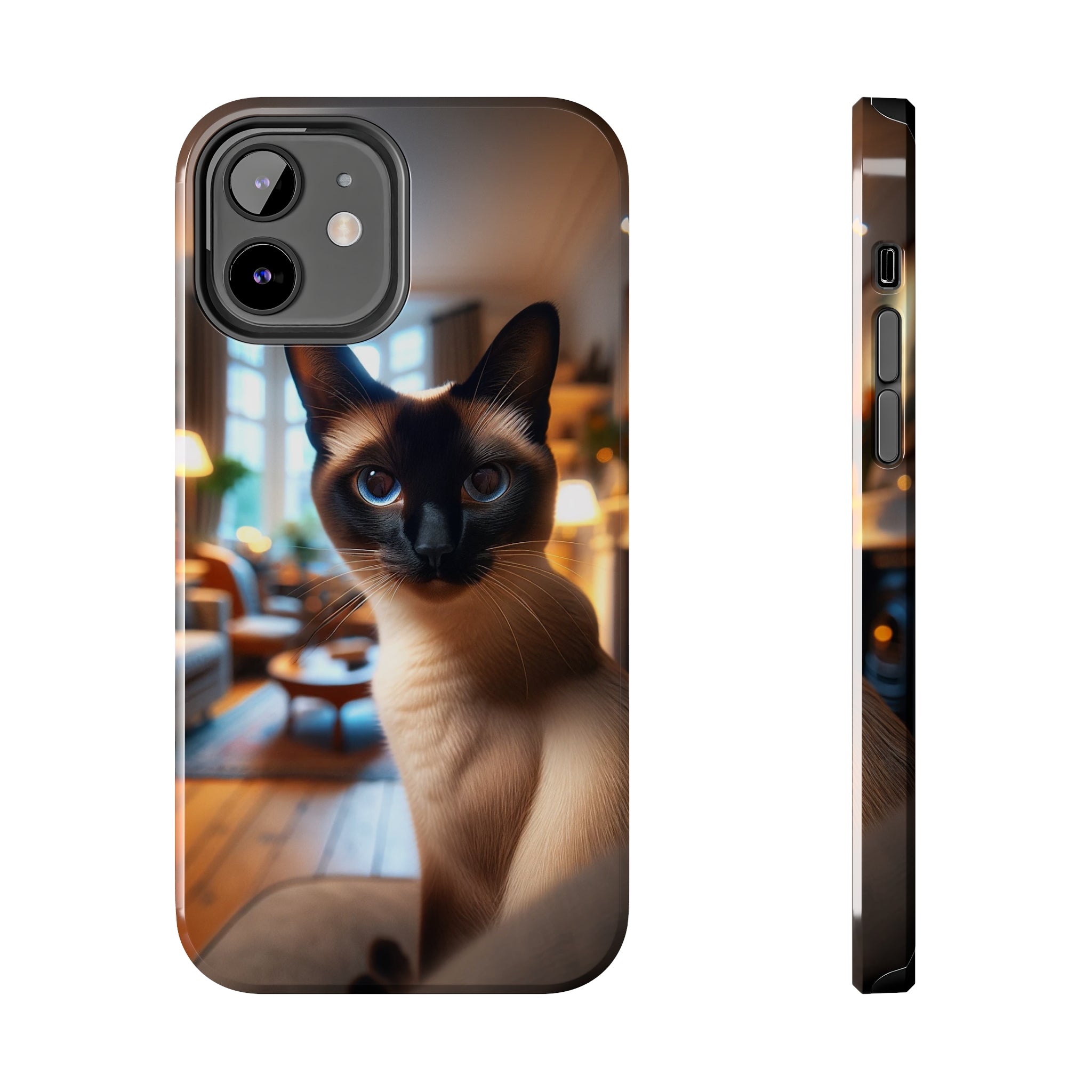 Curious cat - Tough Phone Case