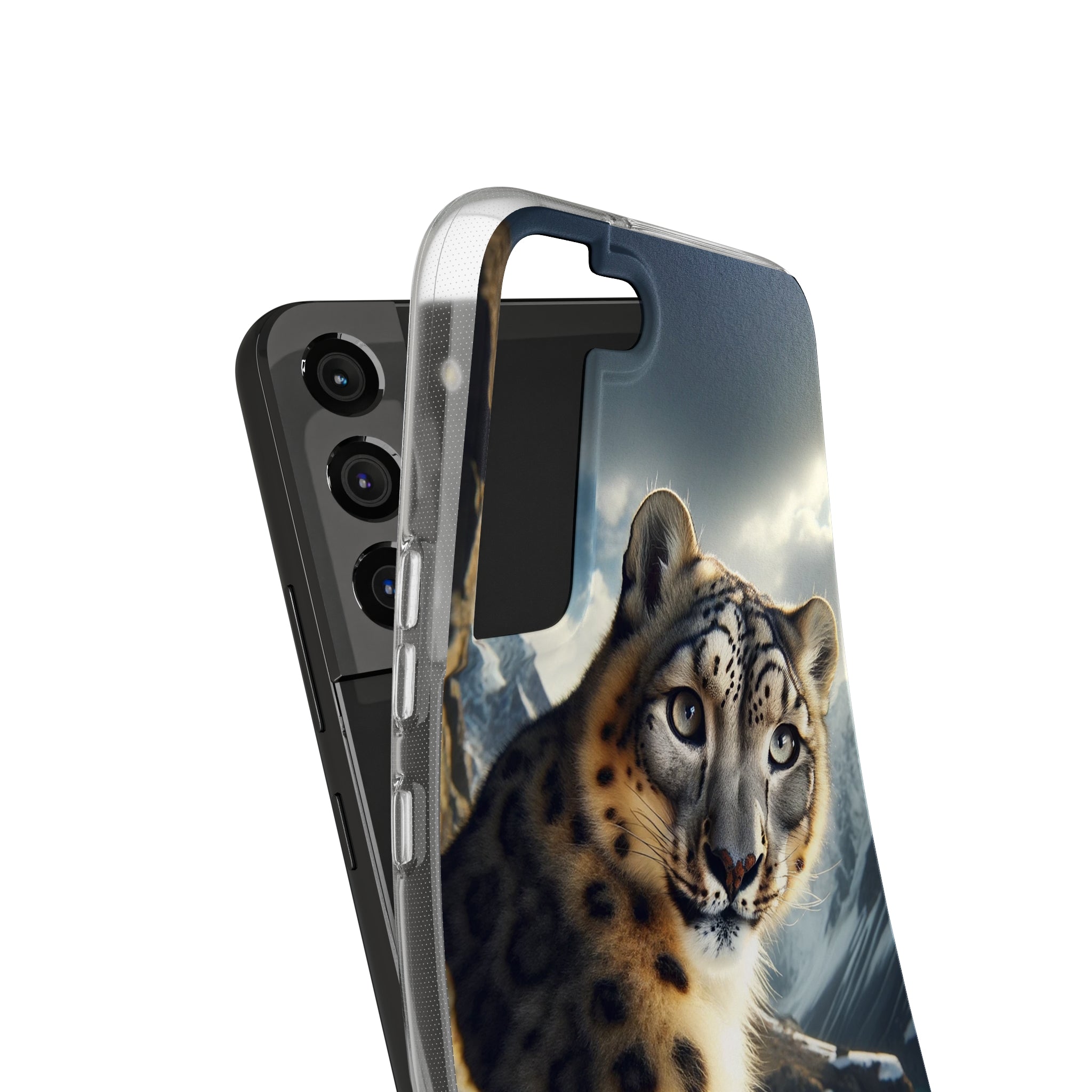 Snow Leopard - Soft Phone Case