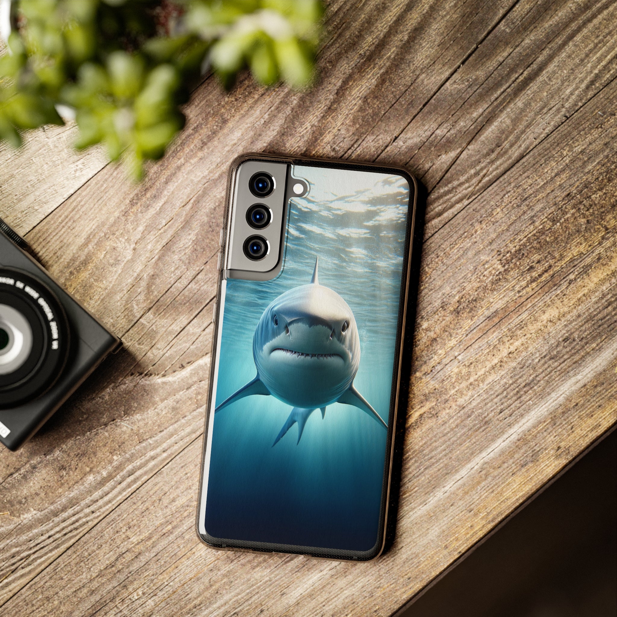 Curious Shark - Soft Phone Case