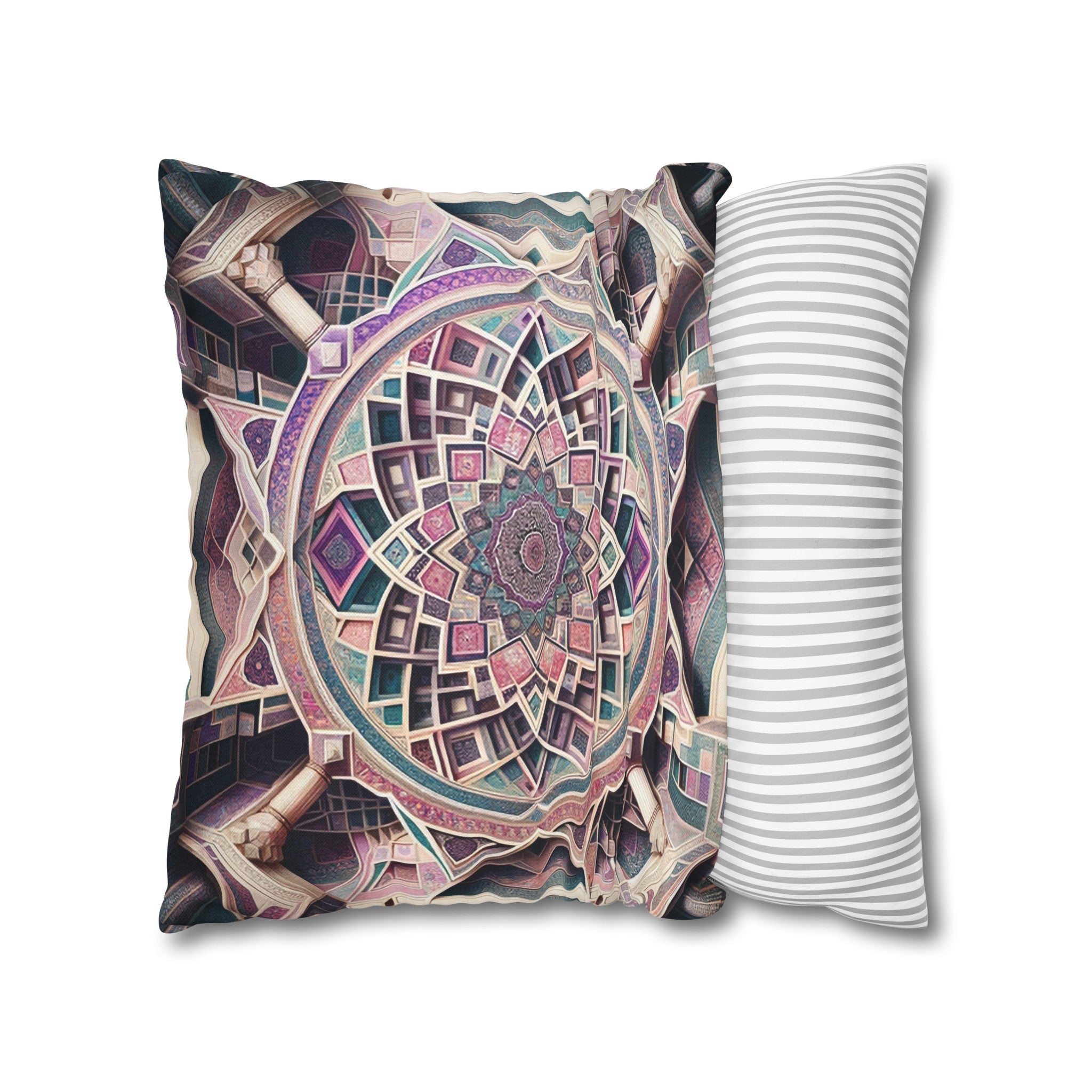 Persian Art 6 - Polyester Square Pillowcase