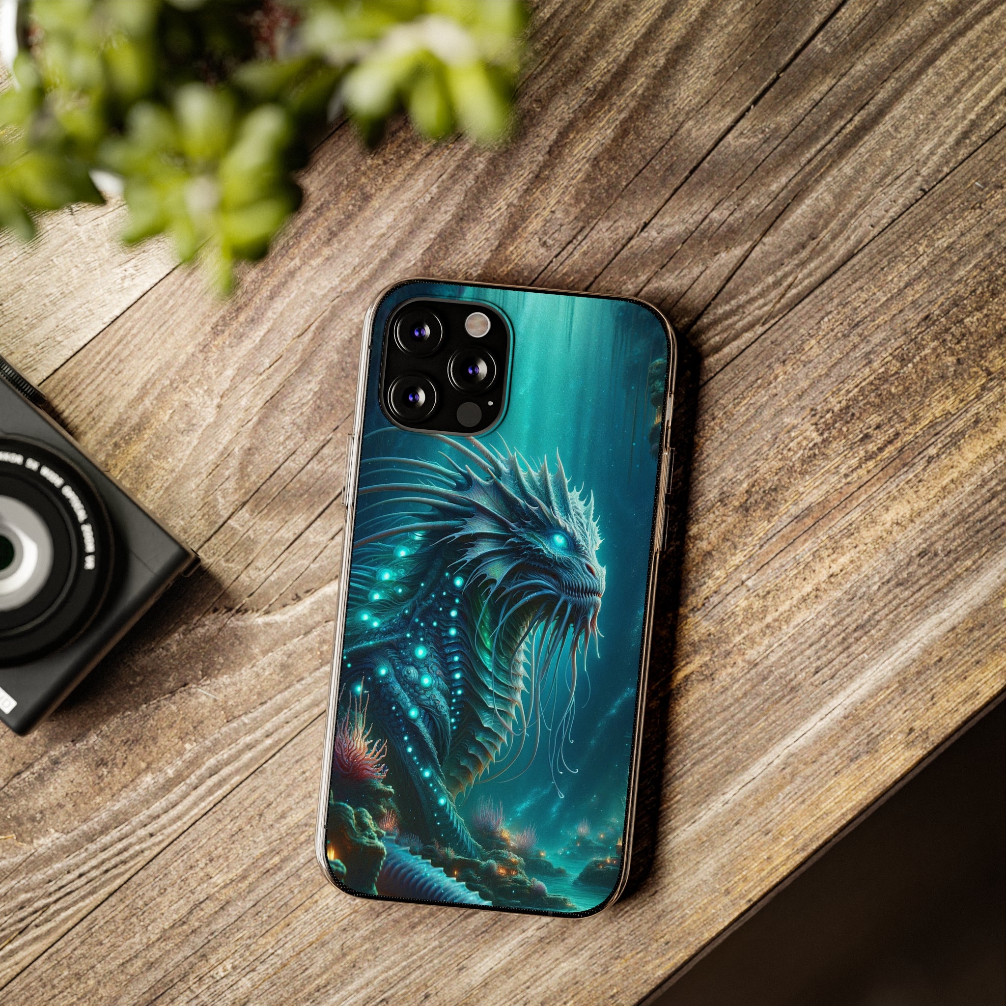 Sea monster - Soft Phone Case