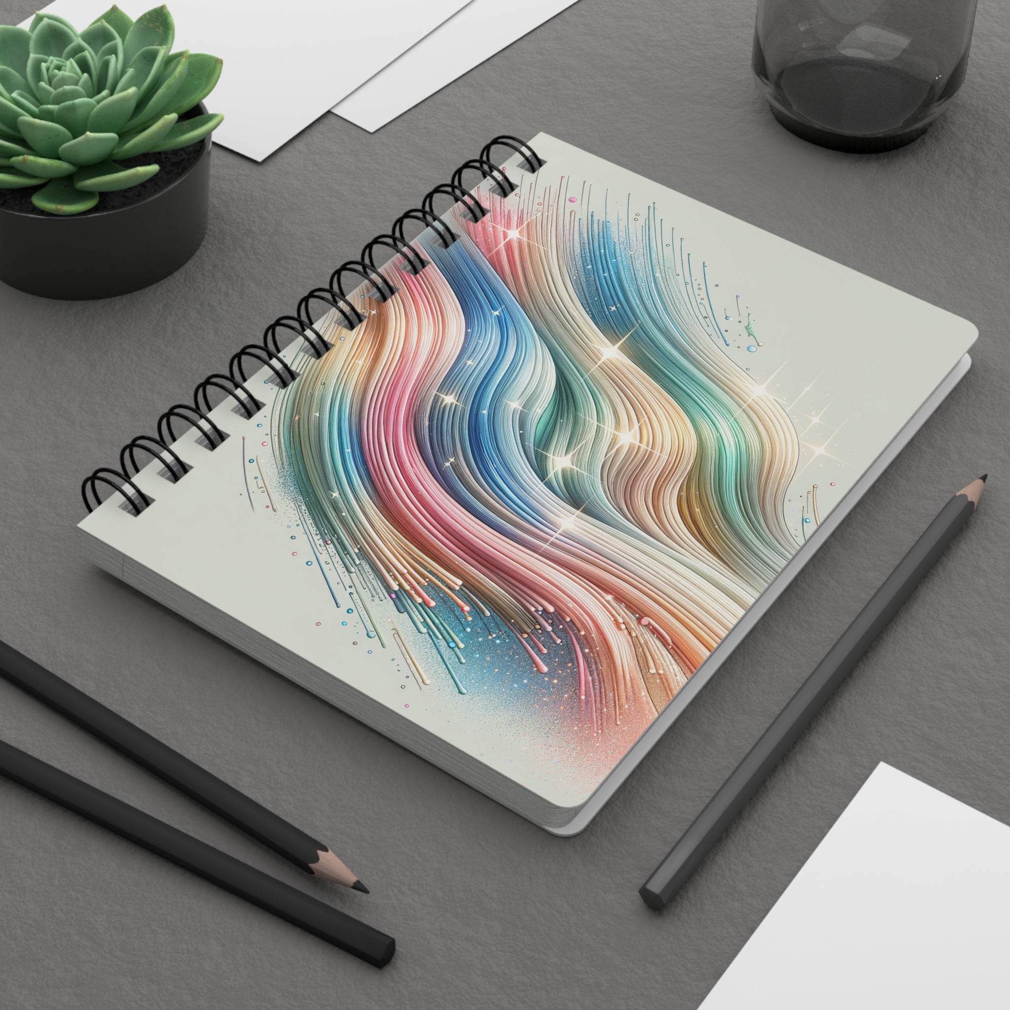 Pastel art 1 - Spiral Notebook