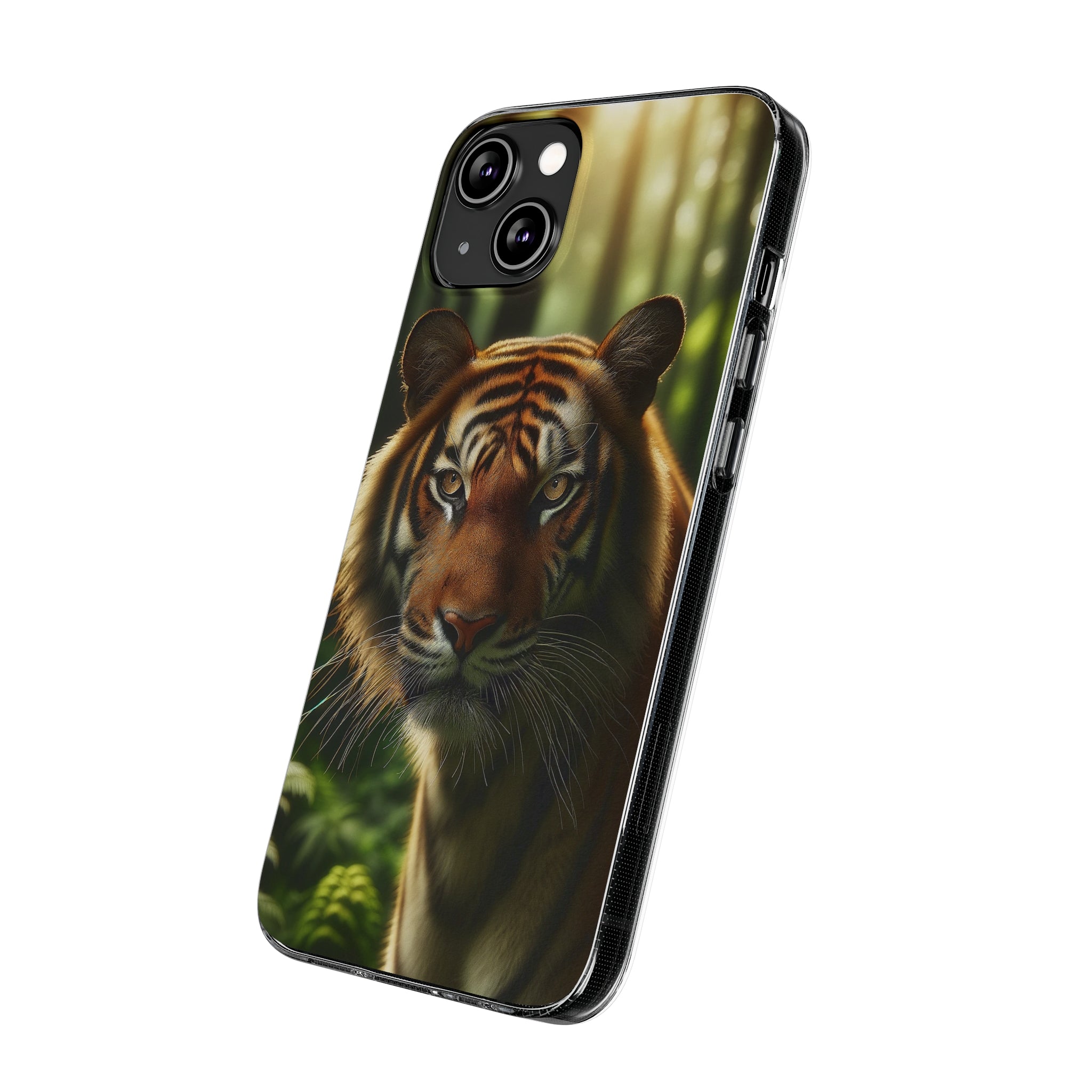 Curious Tiger - Soft Phone Case