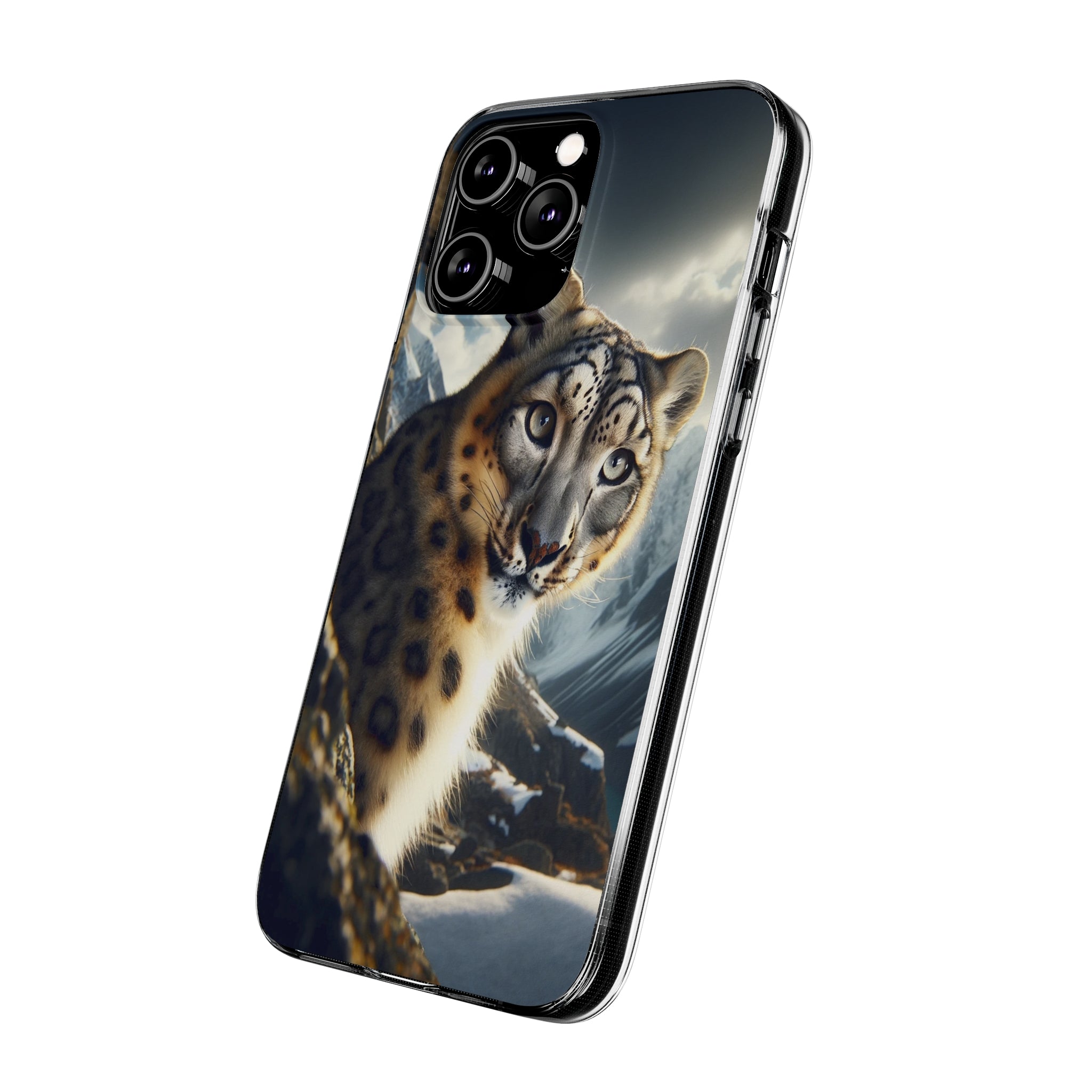 Snow Leopard - Soft Phone Case