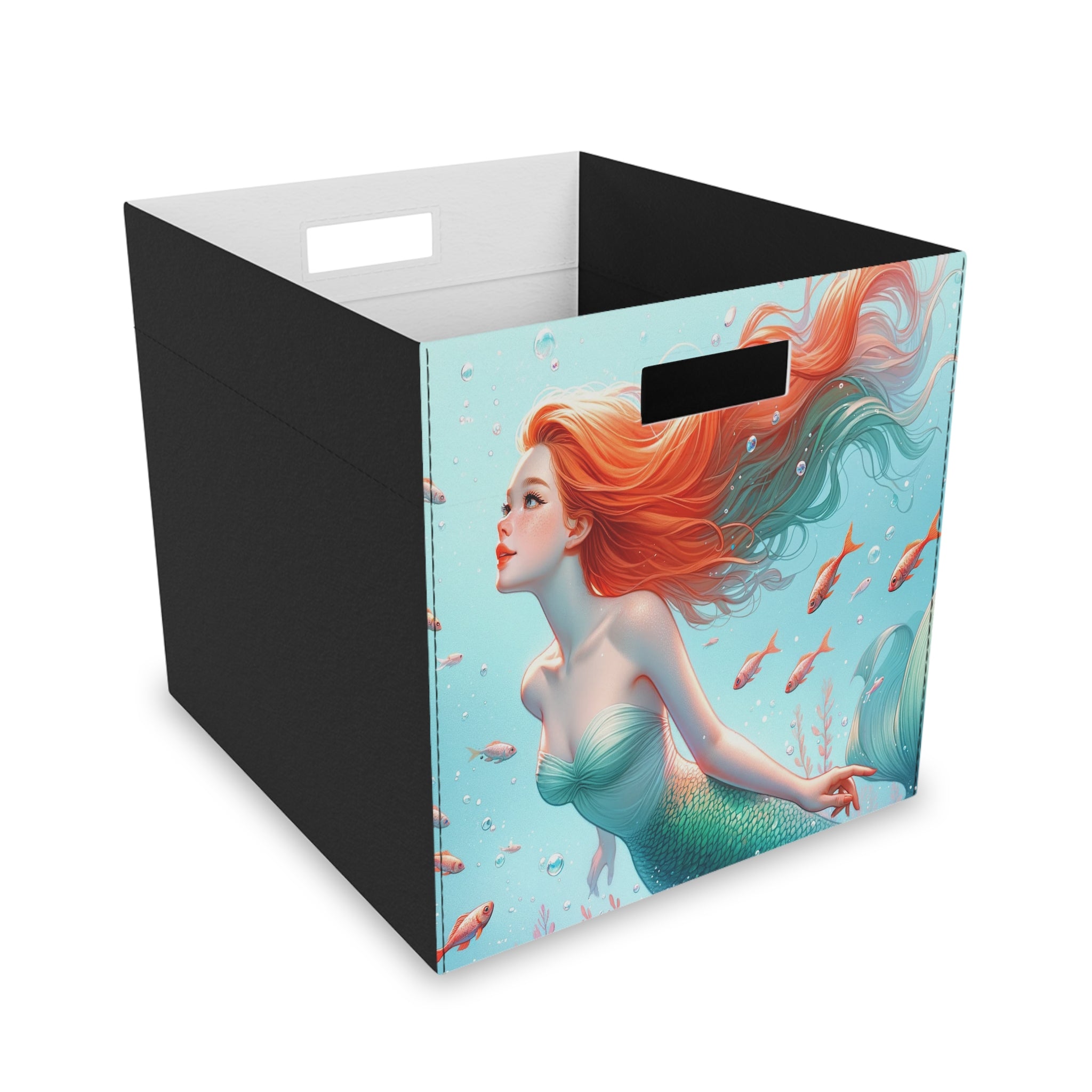 Mermaid with red hair - Storage Box