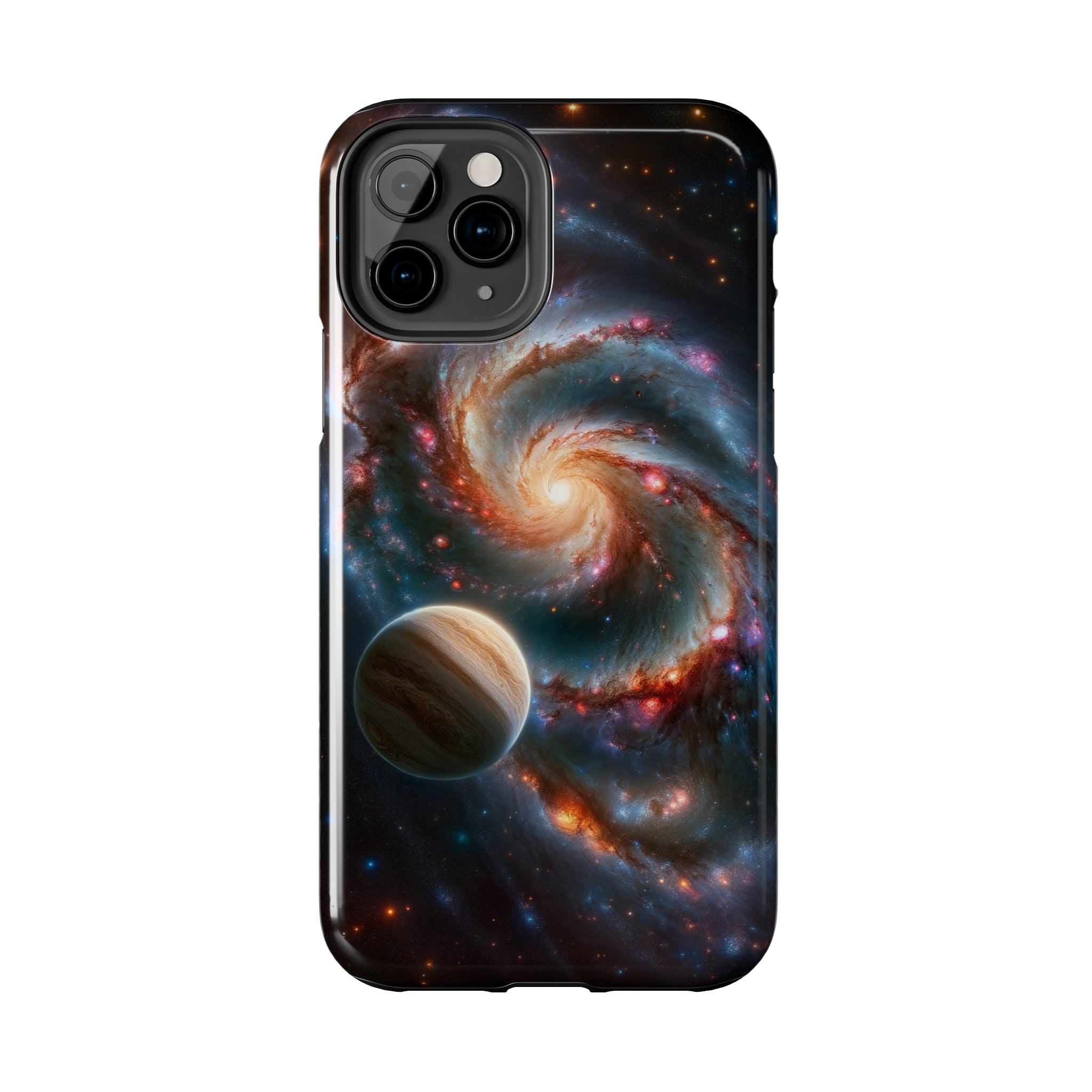 Yellow planet and wormhole - Tough Phone Case