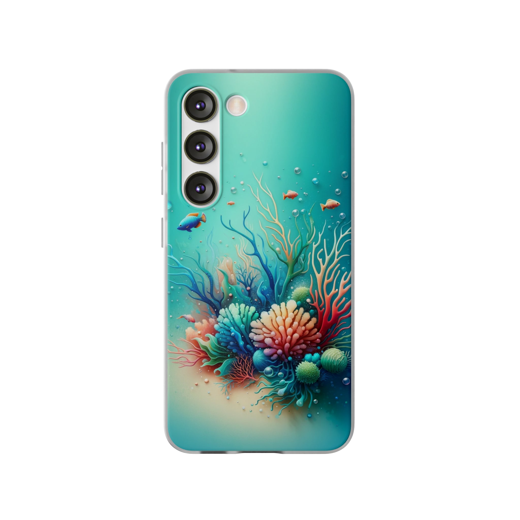 Fish around coral reef - Flexi Case (Samsung only)