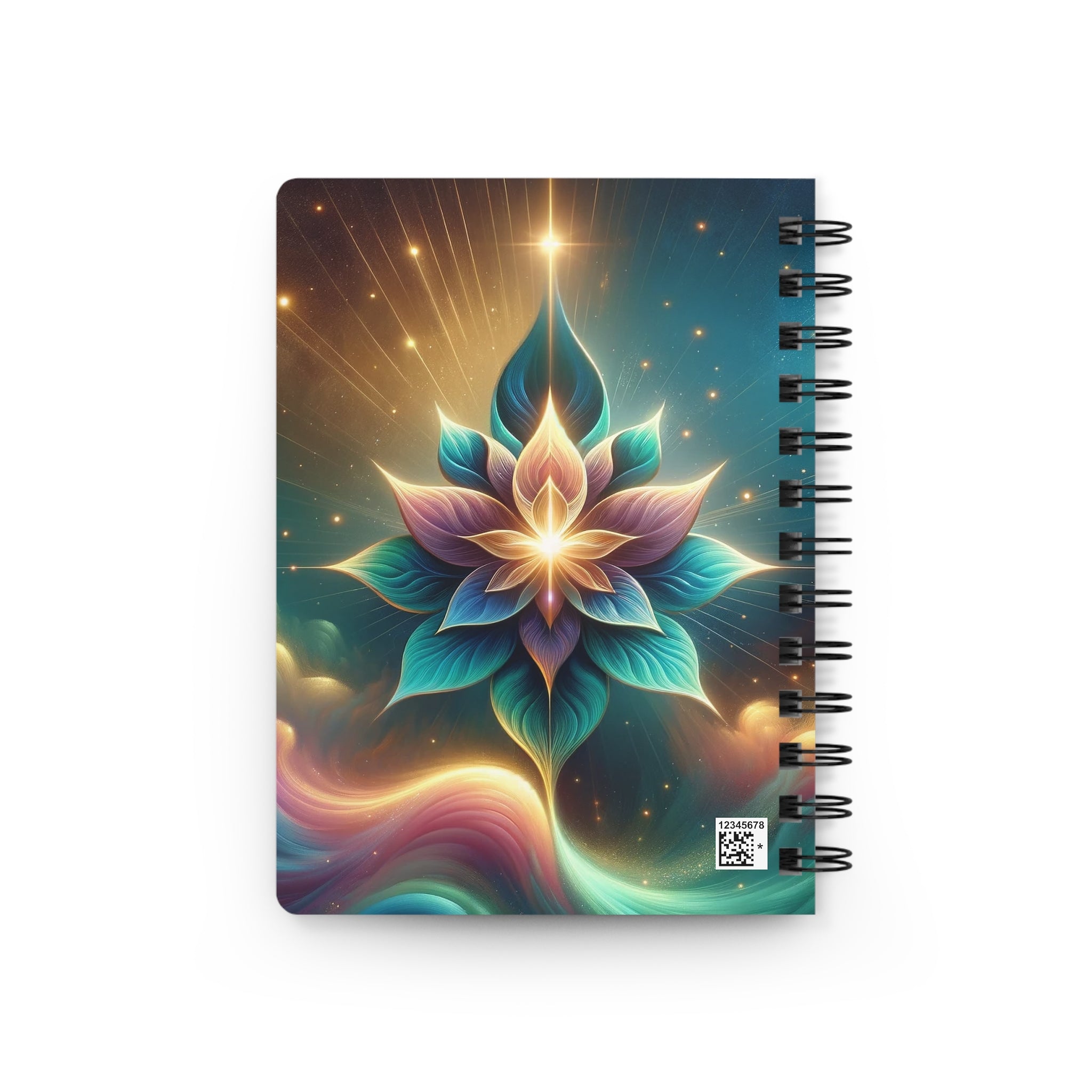 Sparkling flower 2 - Spiral Notebook