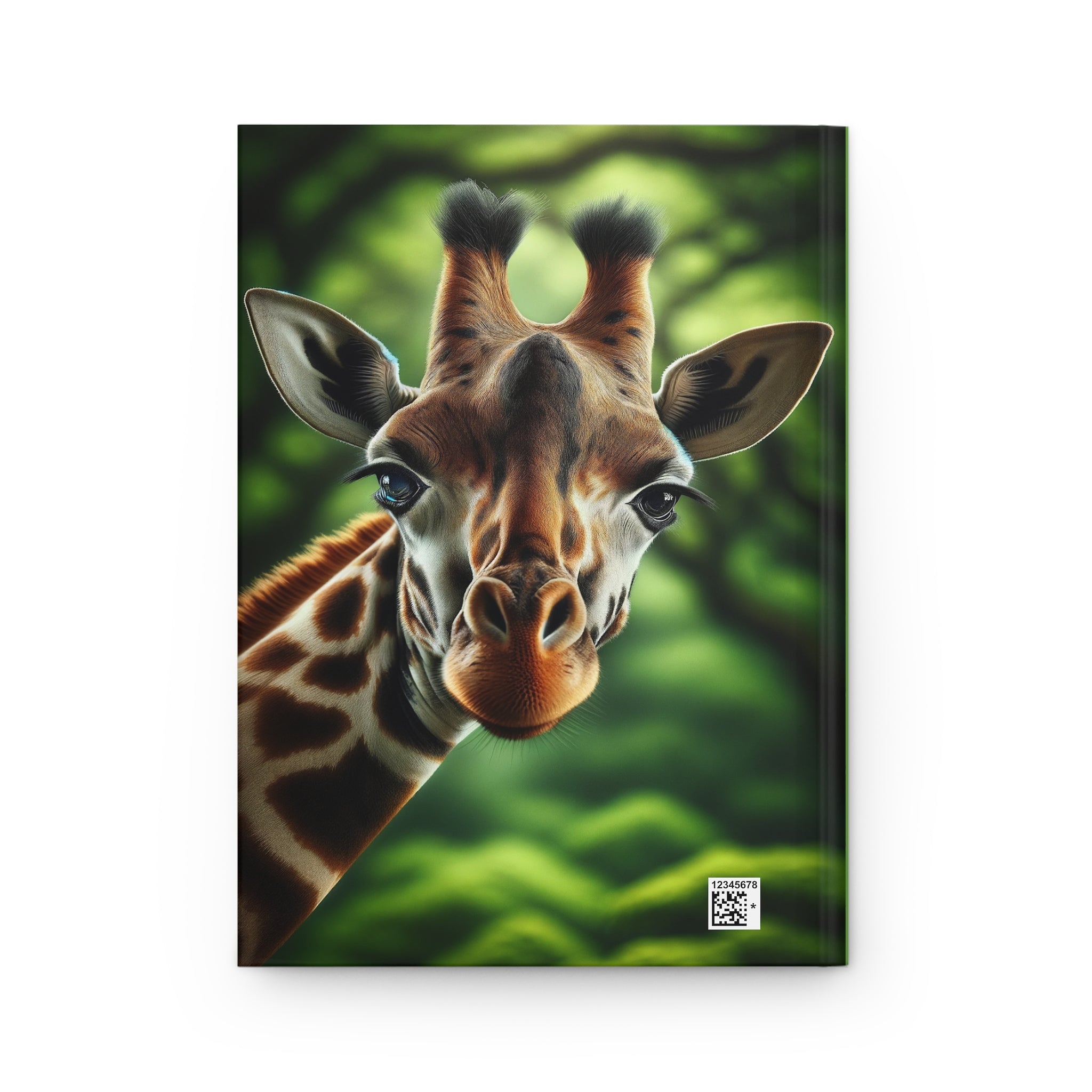 A curious giraffe 1 - Hardcover Notebook