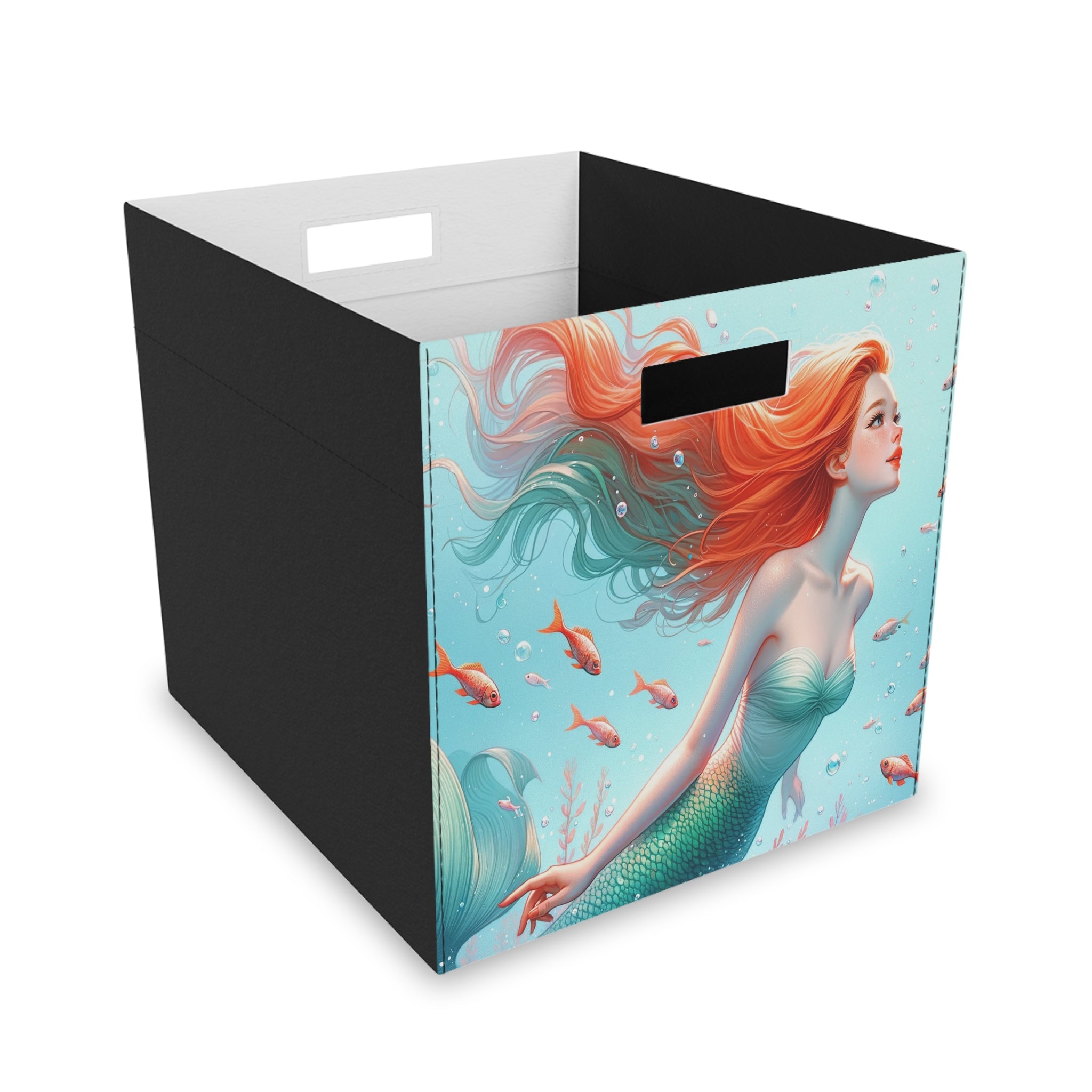 Mermaid with red hair - Storage Box