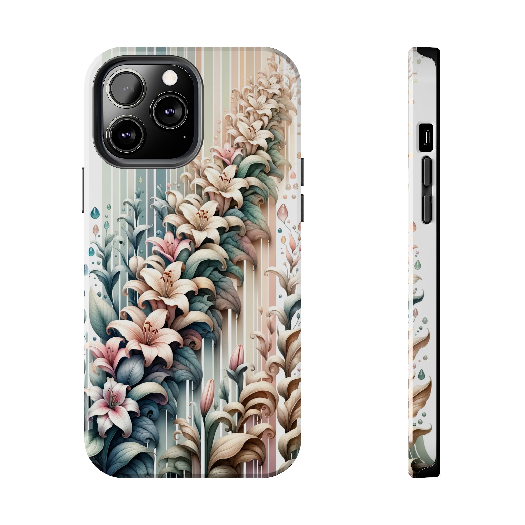 Pastel lilies - Tough Phone Case