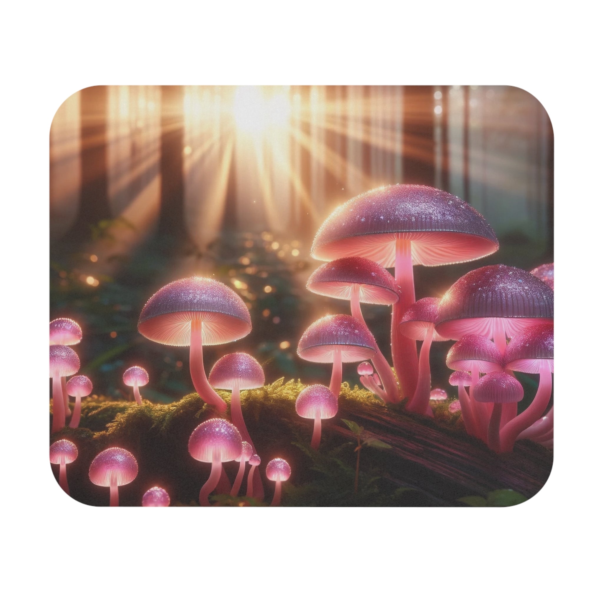 Pink mushrooms - Mouse Pad (Rectangle)