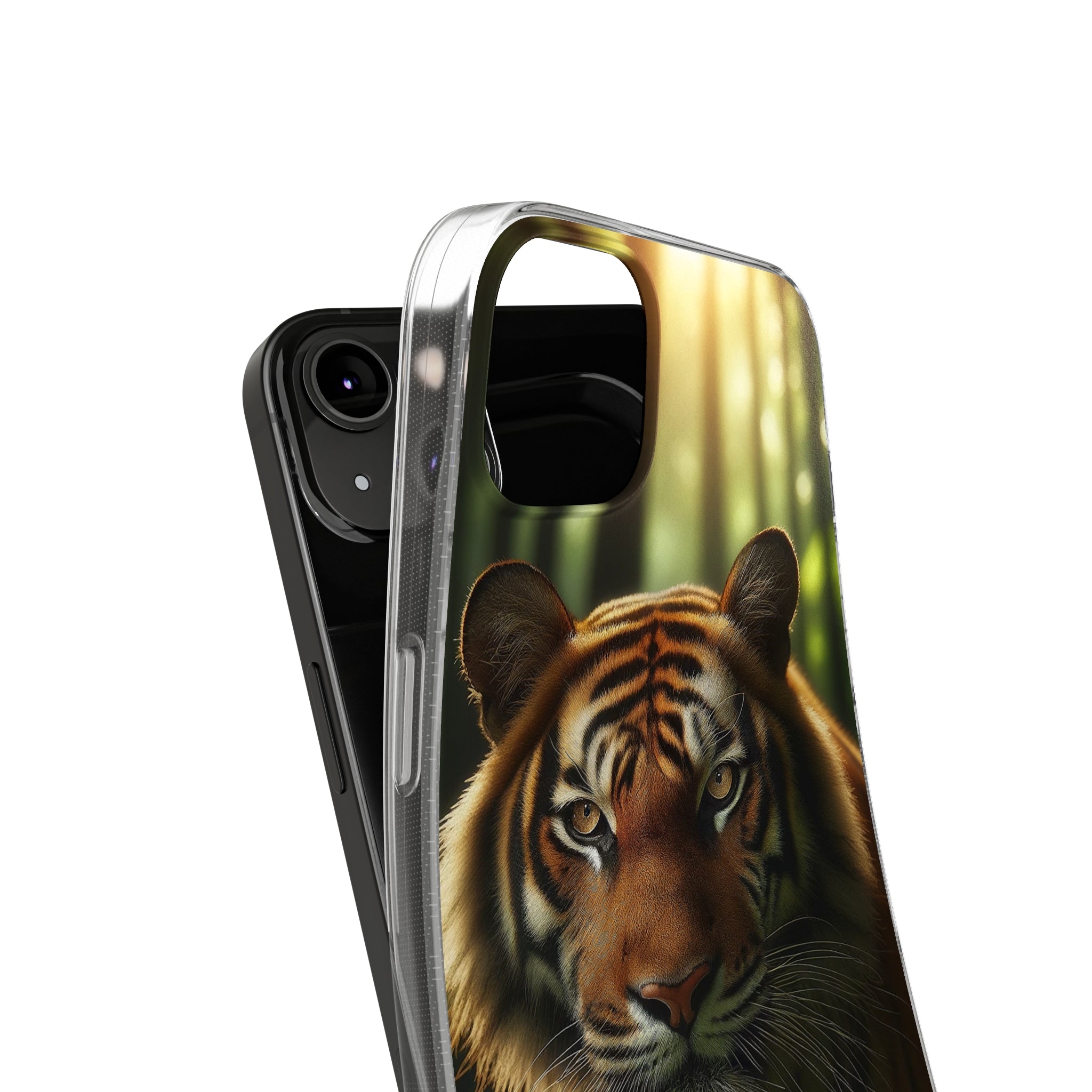 Curious Tiger - Soft Phone Case