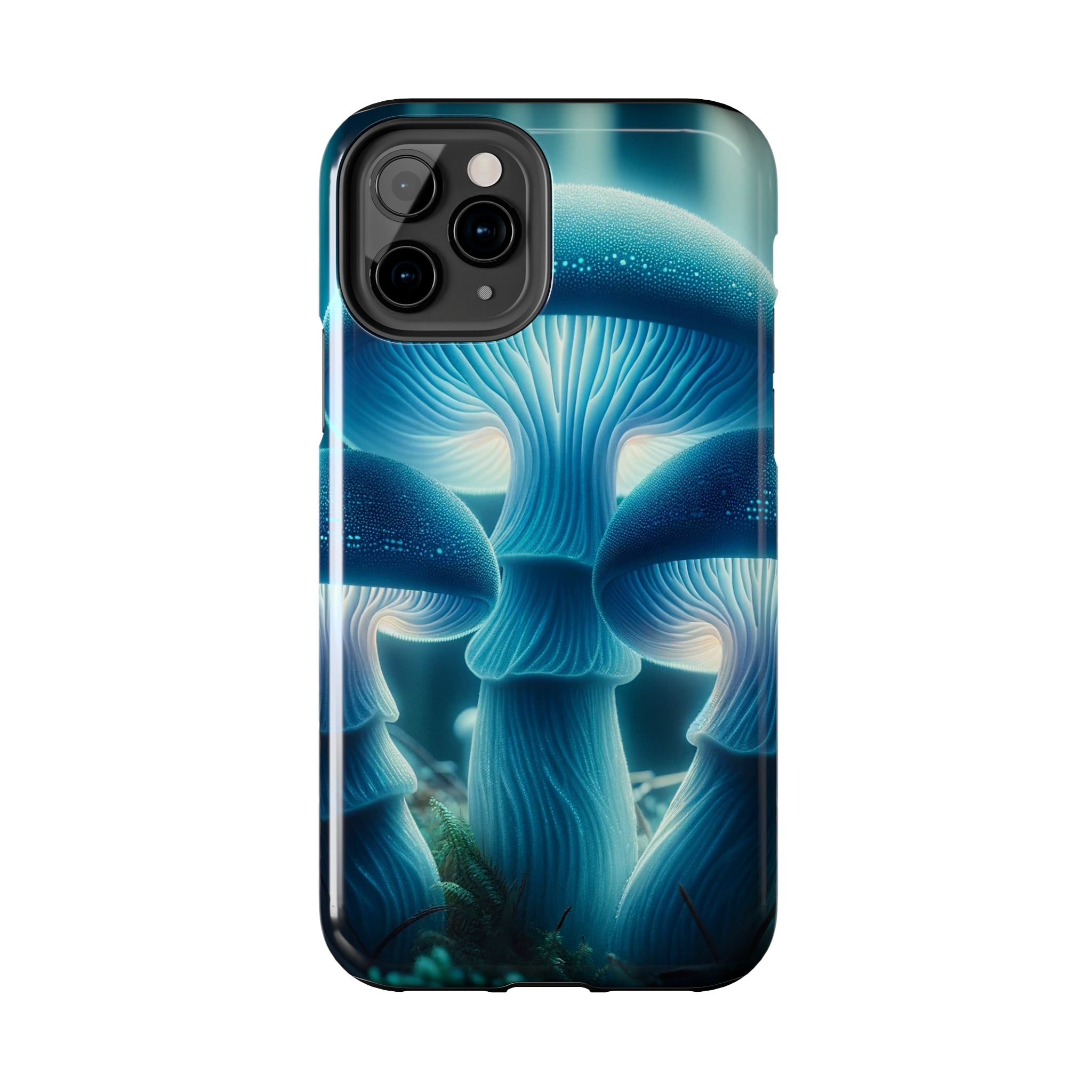 Blue Mushrooms - Tough Phone Case