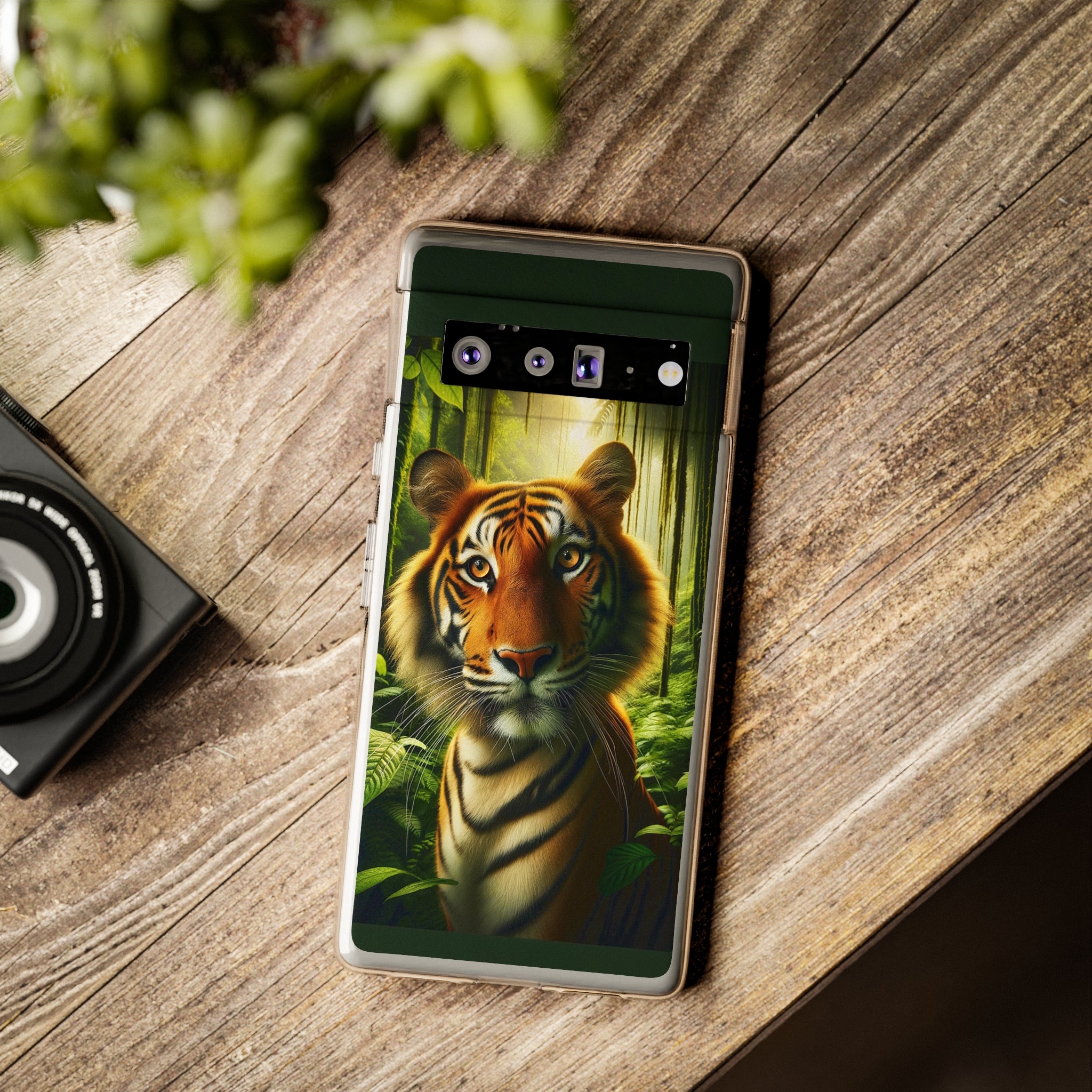 Curious Tiger - Soft Phone Cases