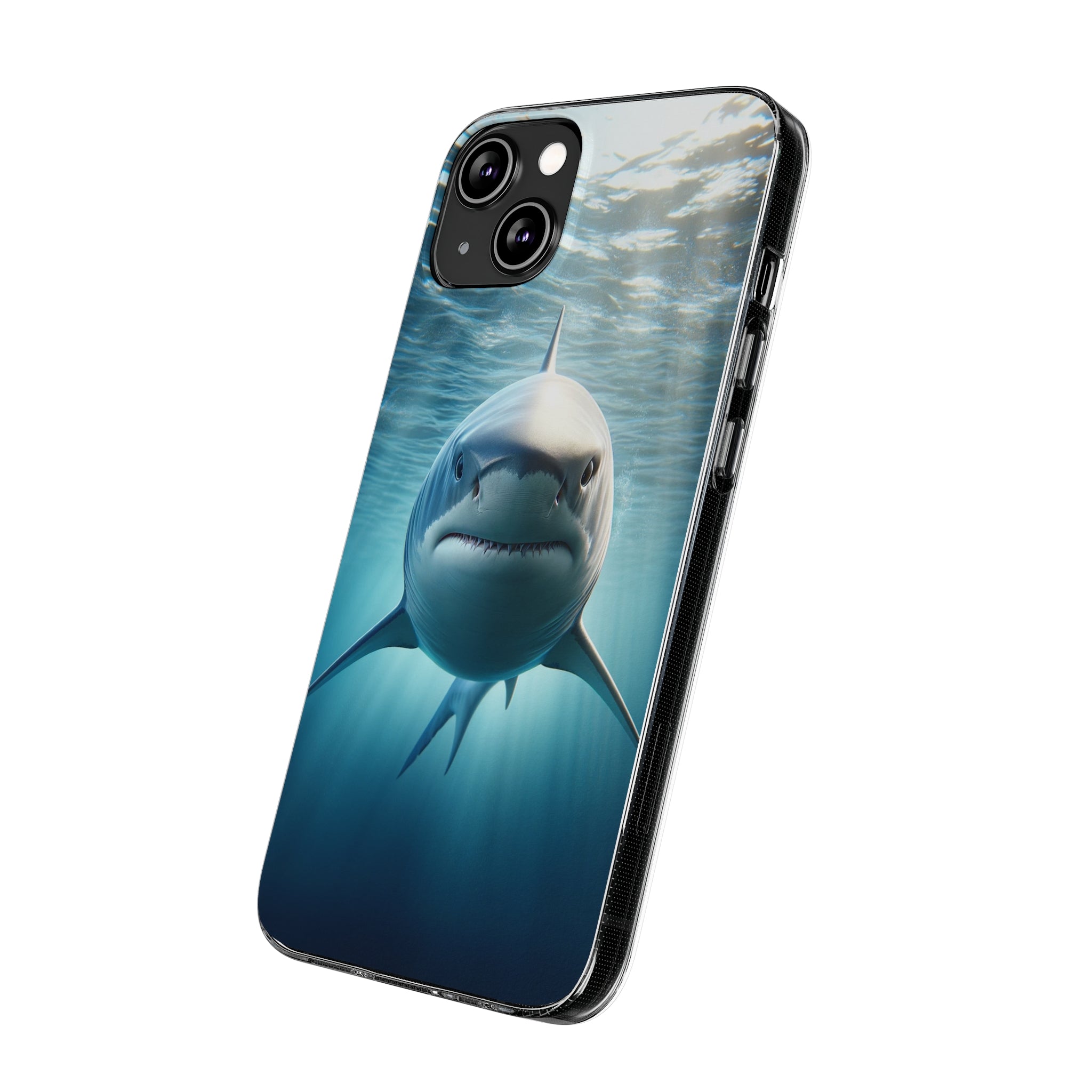 Curious Shark - Soft Phone Case