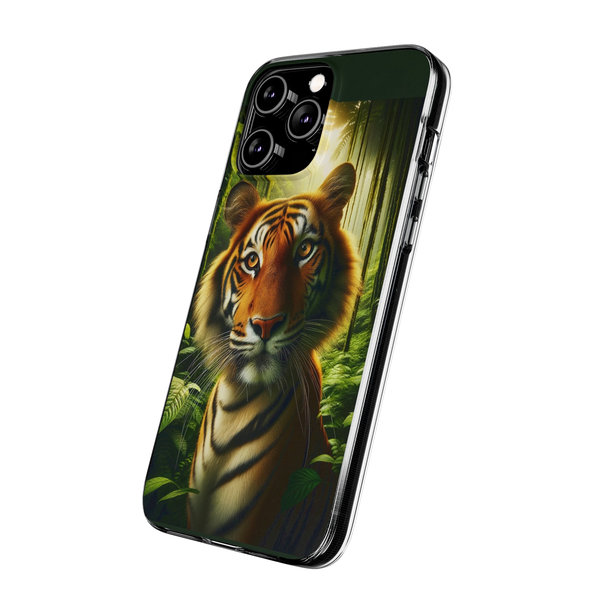 Curious Tiger - Soft Phone Cases