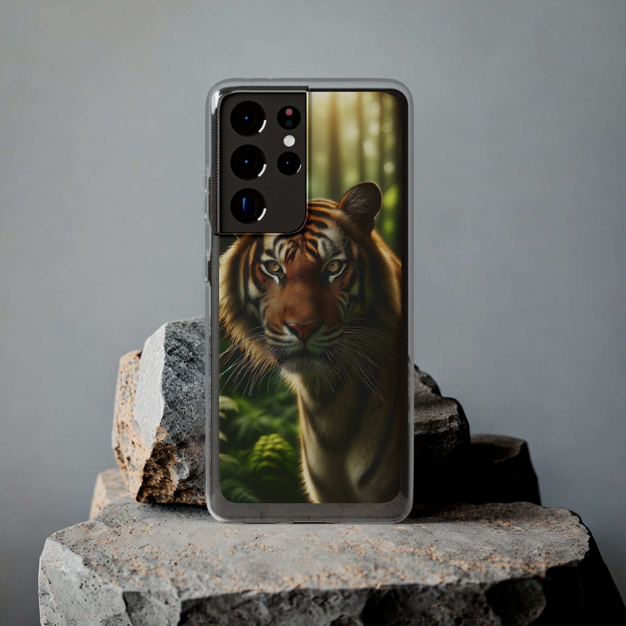 Curious Tiger - Soft Phone Case