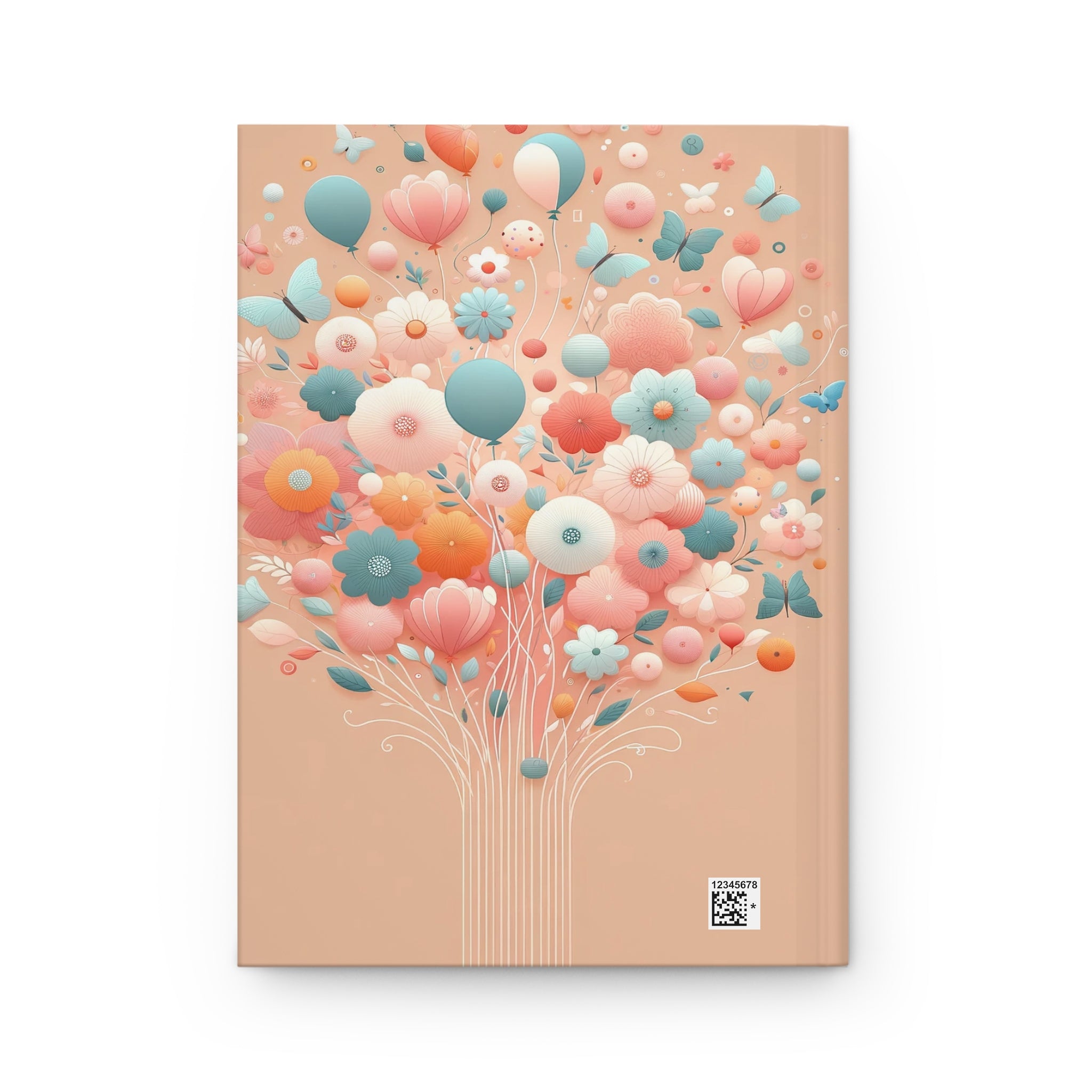 Balloons and butterflies 1 - Hardcover Notebook