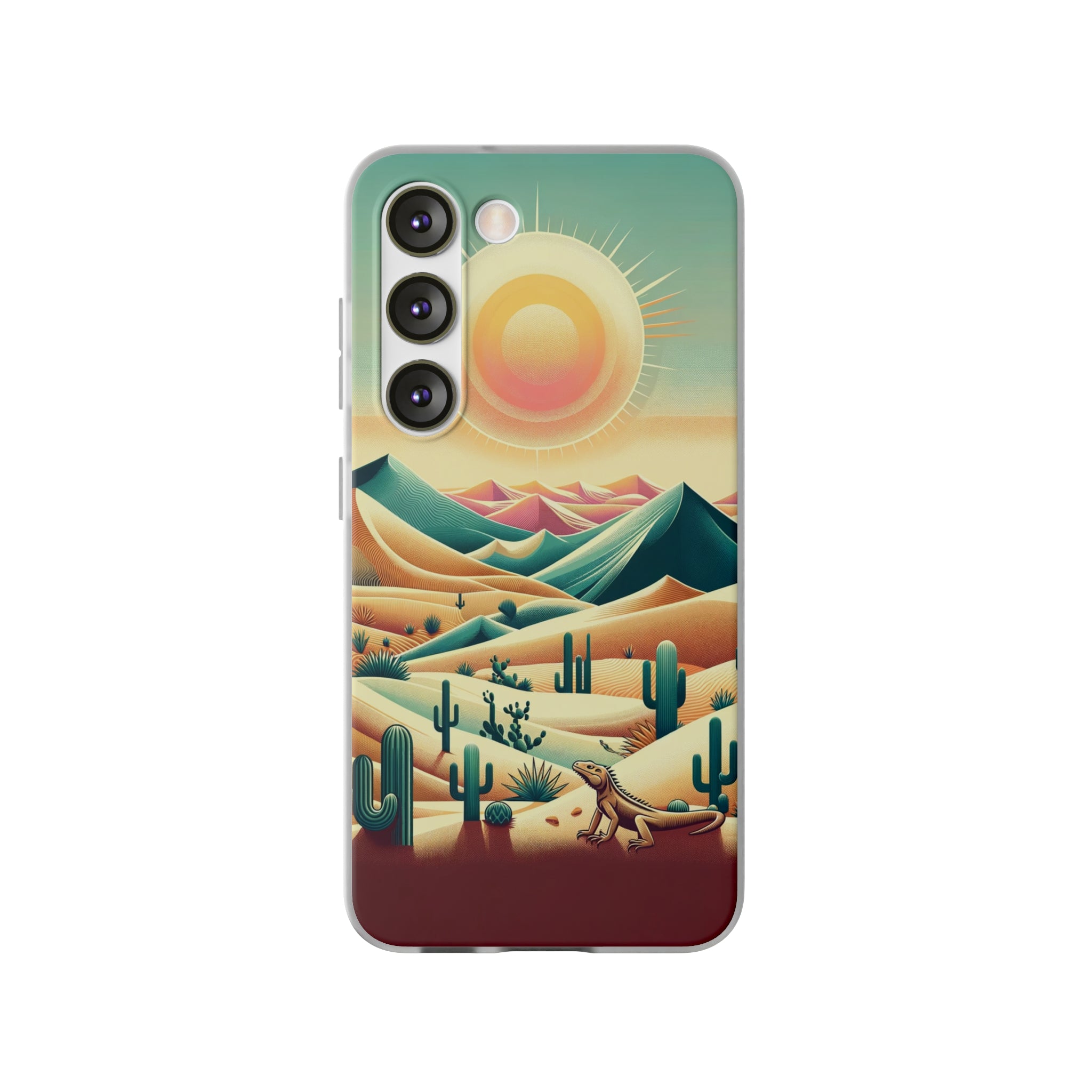 Iguana in the desert - Flexi Case (Samsung only)