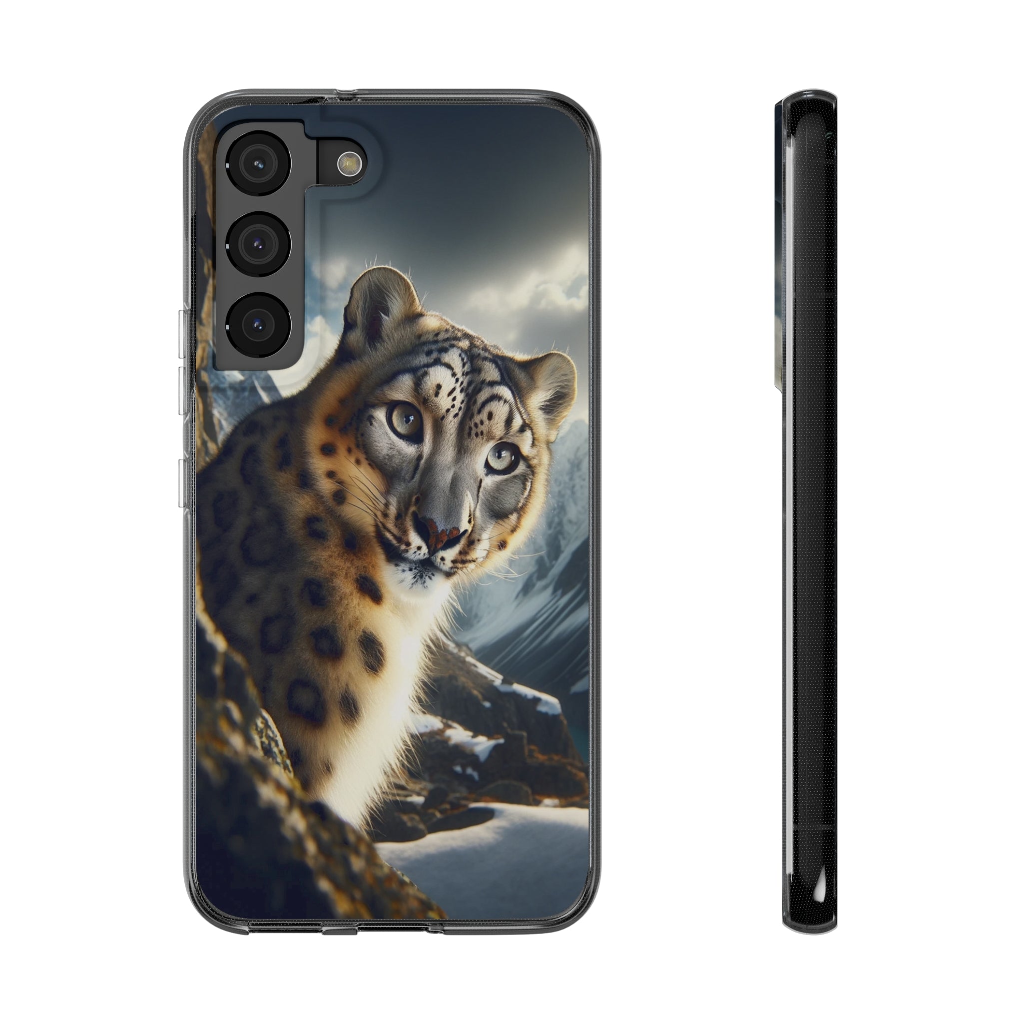 Snow Leopard - Soft Phone Case